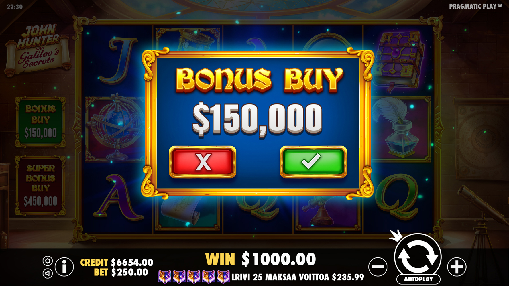 John Hunter and Galileo's Secrets - Buy bonus 2