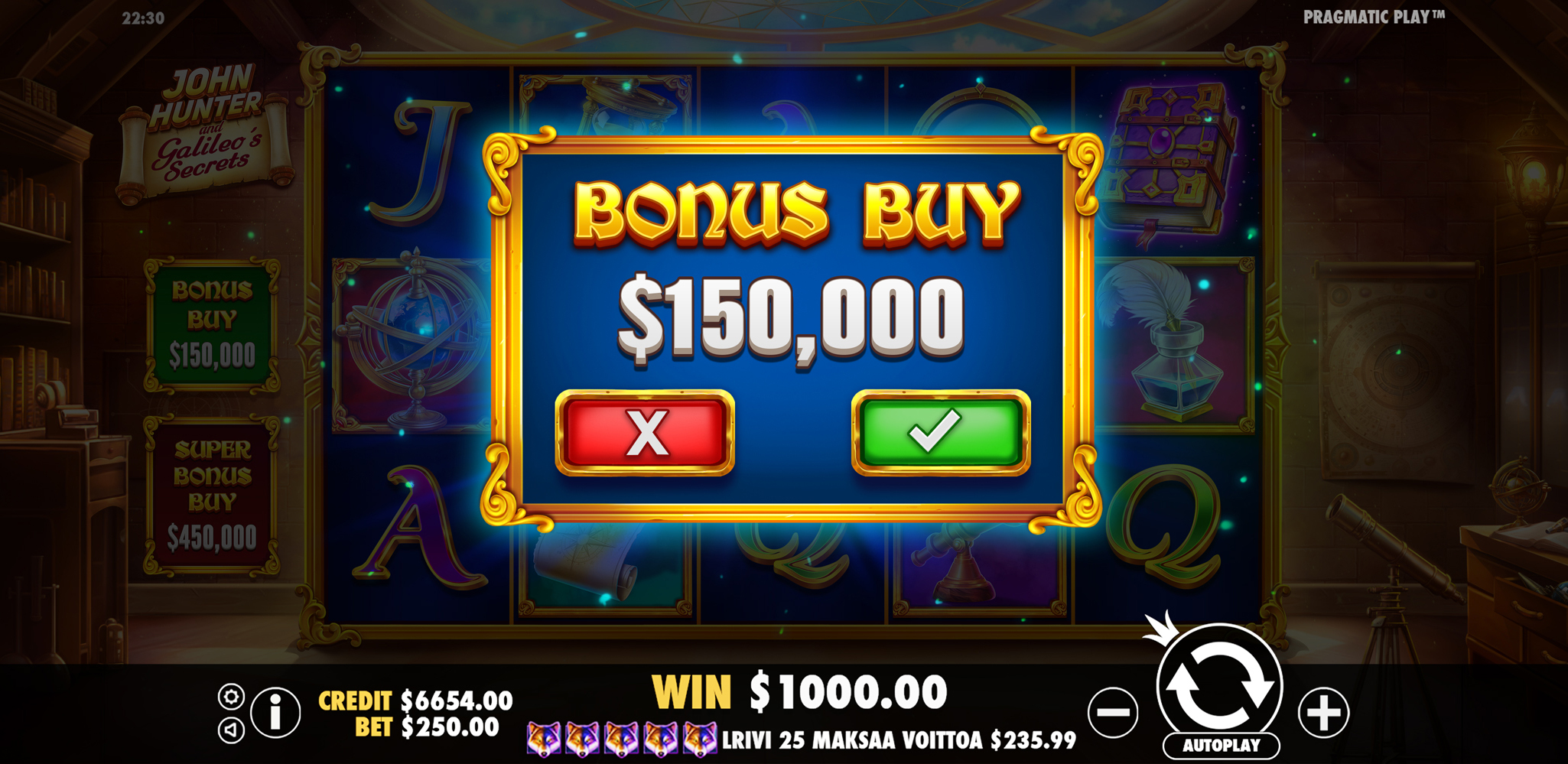 John Hunter and Galileo's Secrets - Buy bonus 3