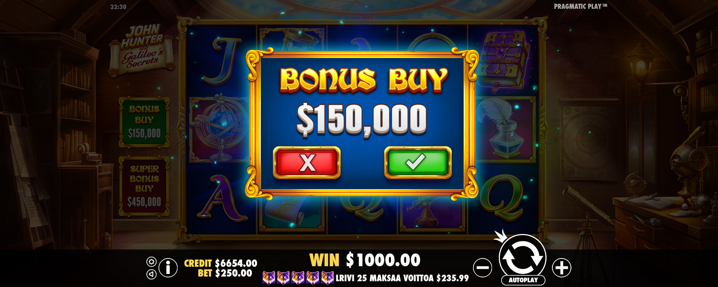 John Hunter and Galileo's Secrets - Buy bonus 4