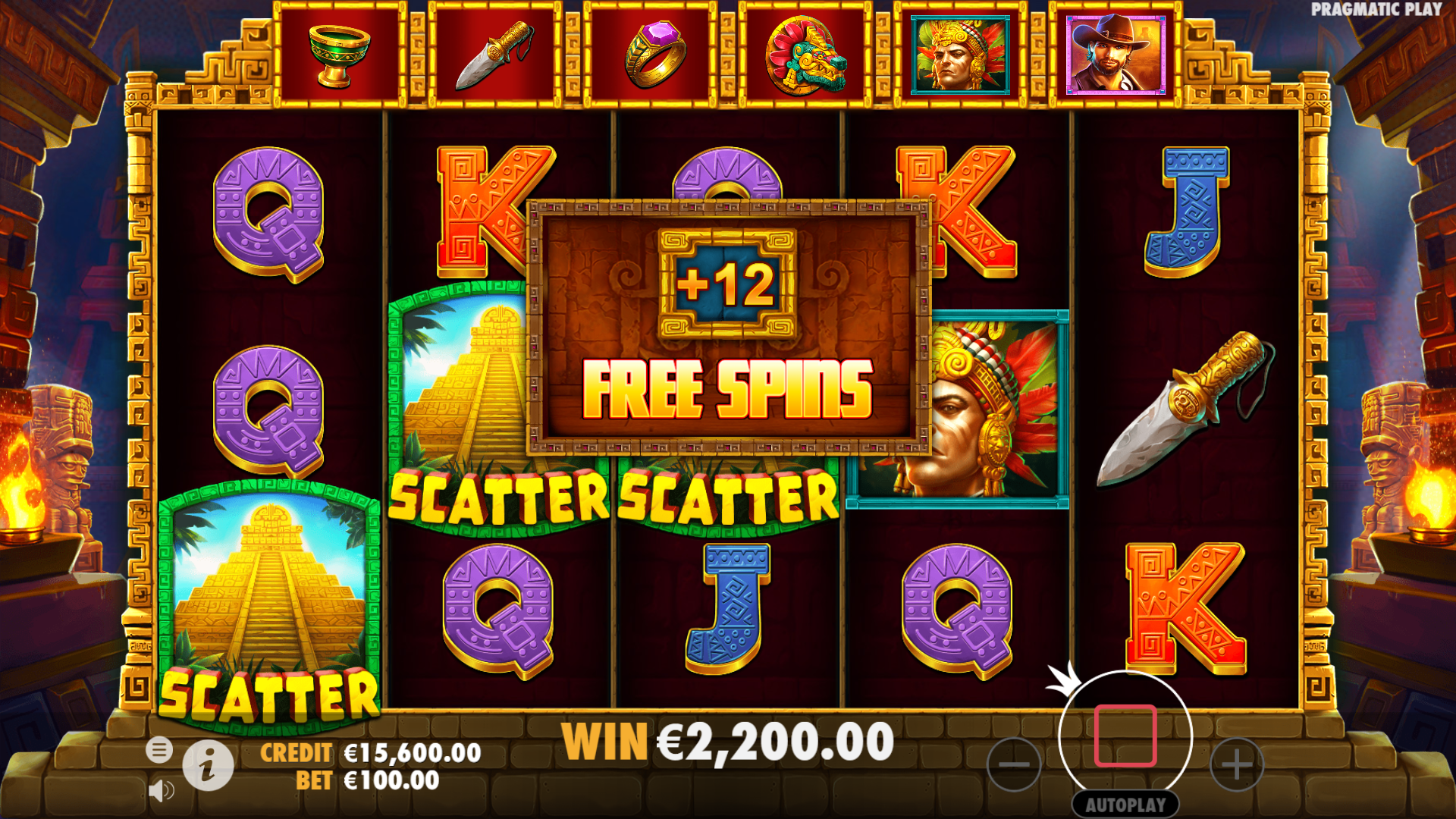 John Hunter and the Mayan Gods - Free spins 3