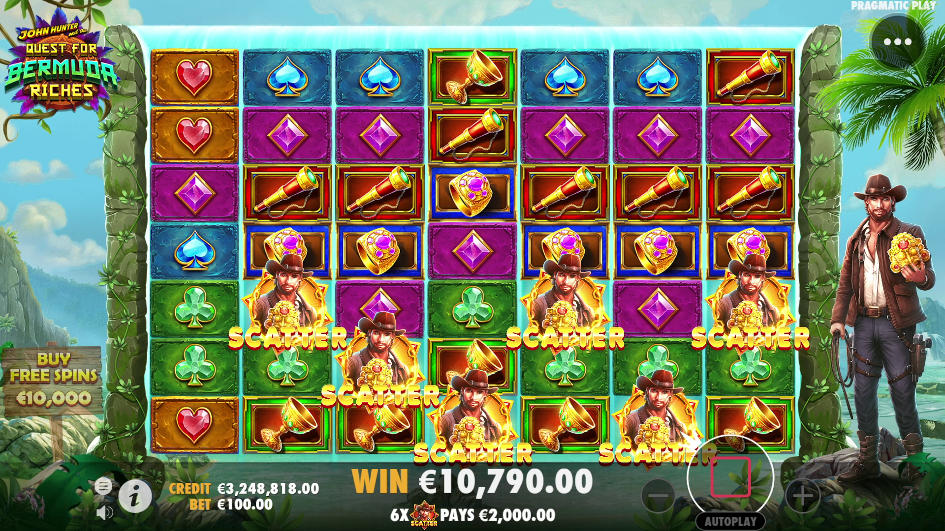 John Hunter and the Quest for Bermuda Riches - Big win 3