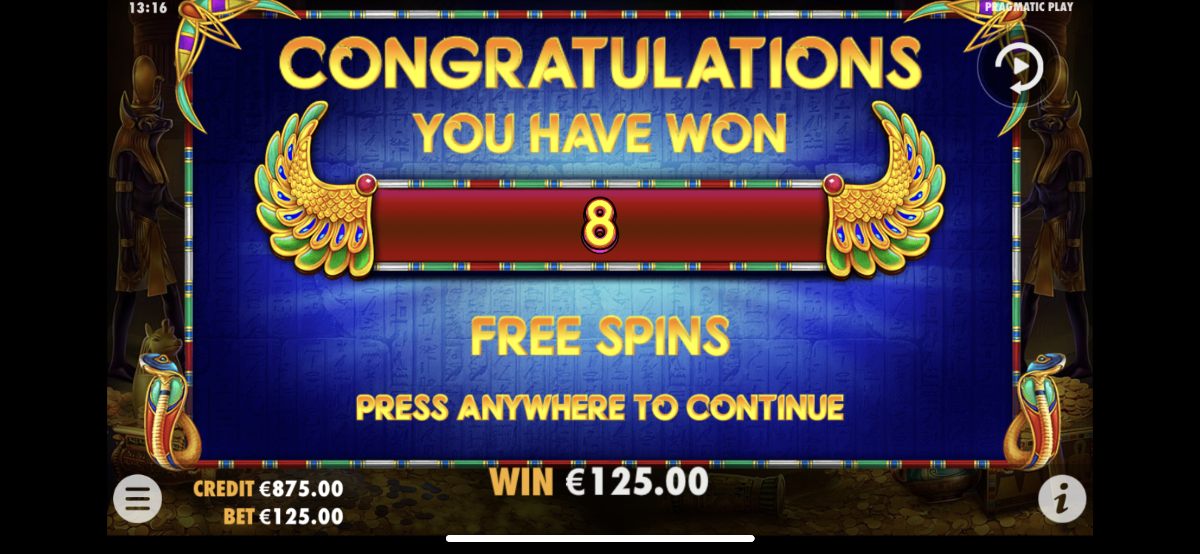 John Hunter and the Tomb of the Scarab Queen - Free spins 2