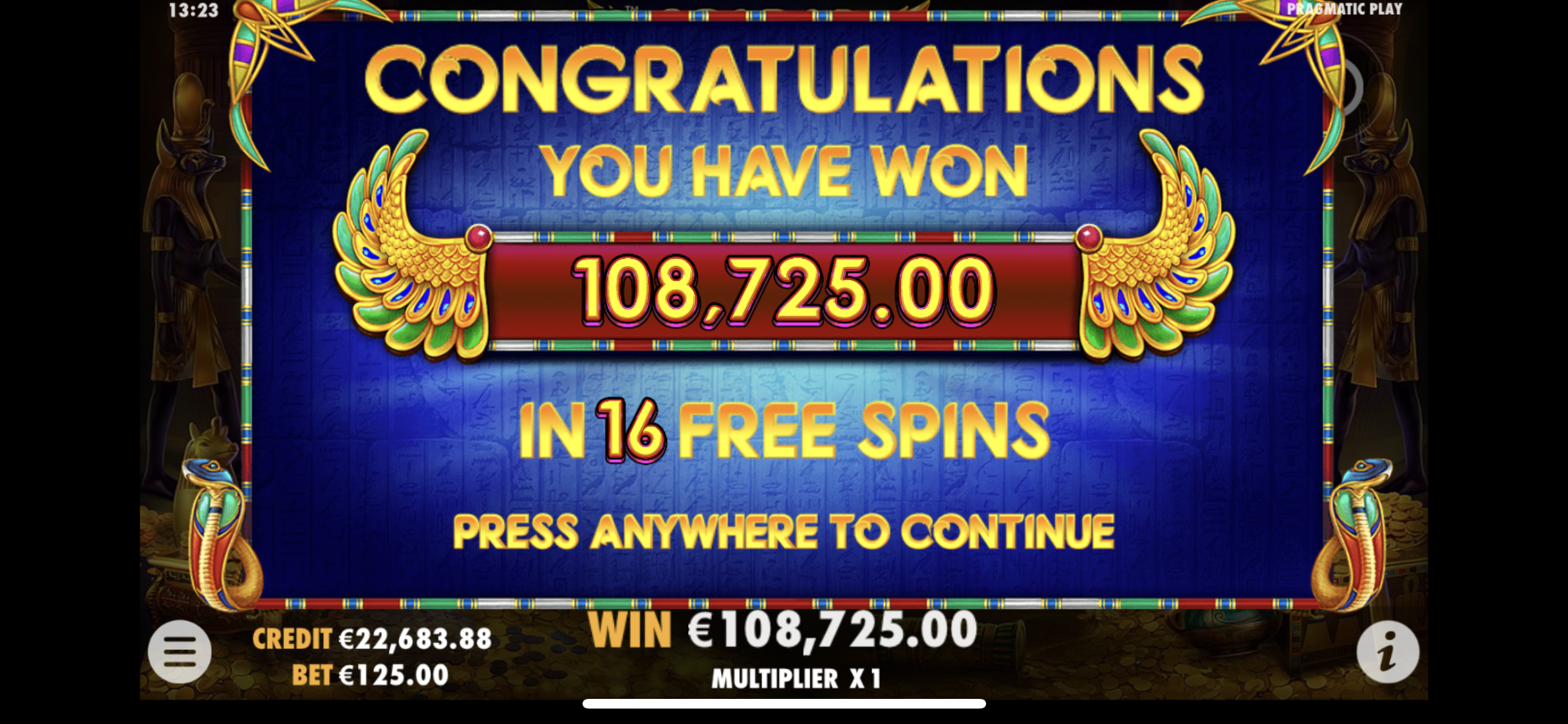 John Hunter and the Tomb of the Scarab Queen - Free spins 4