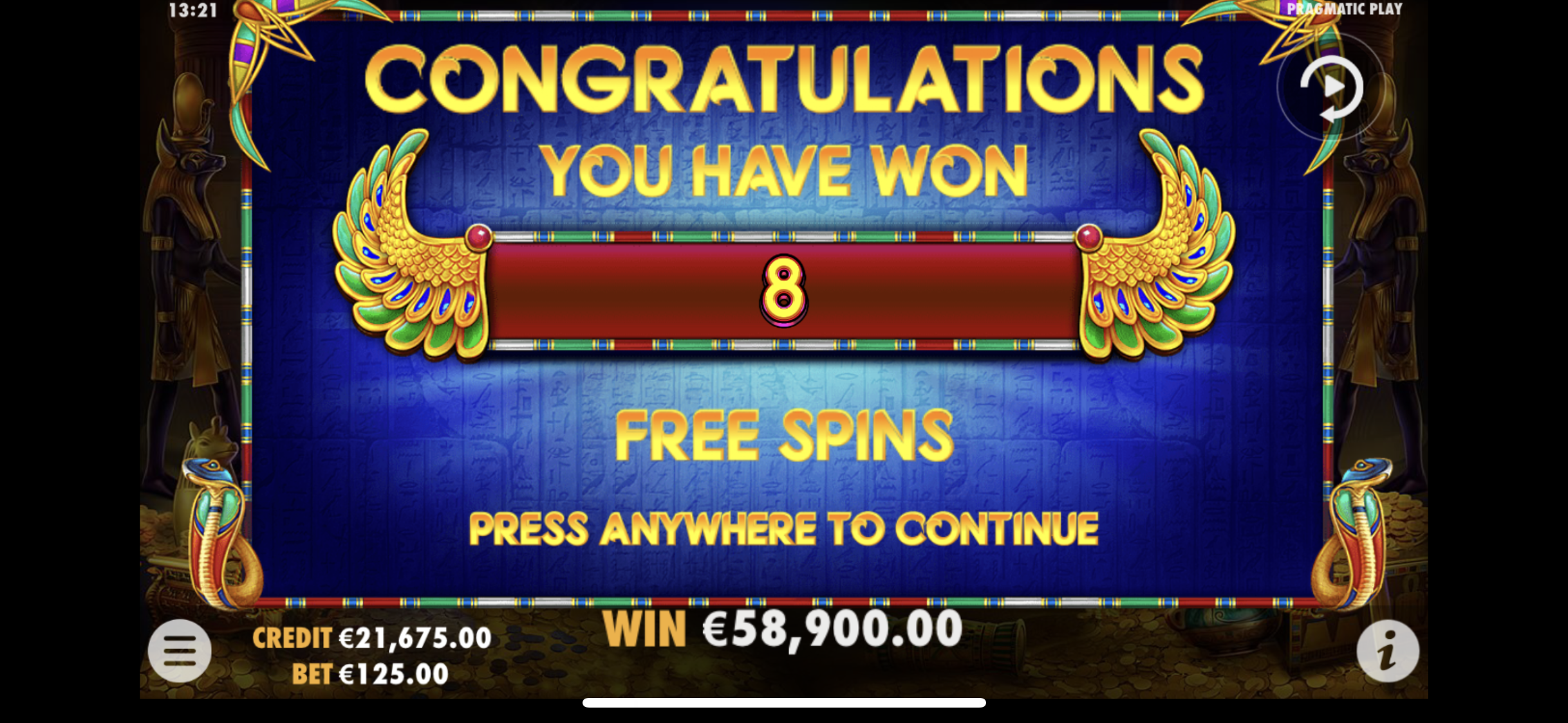 John Hunter and the Tomb of the Scarab Queen - Free spins 10
