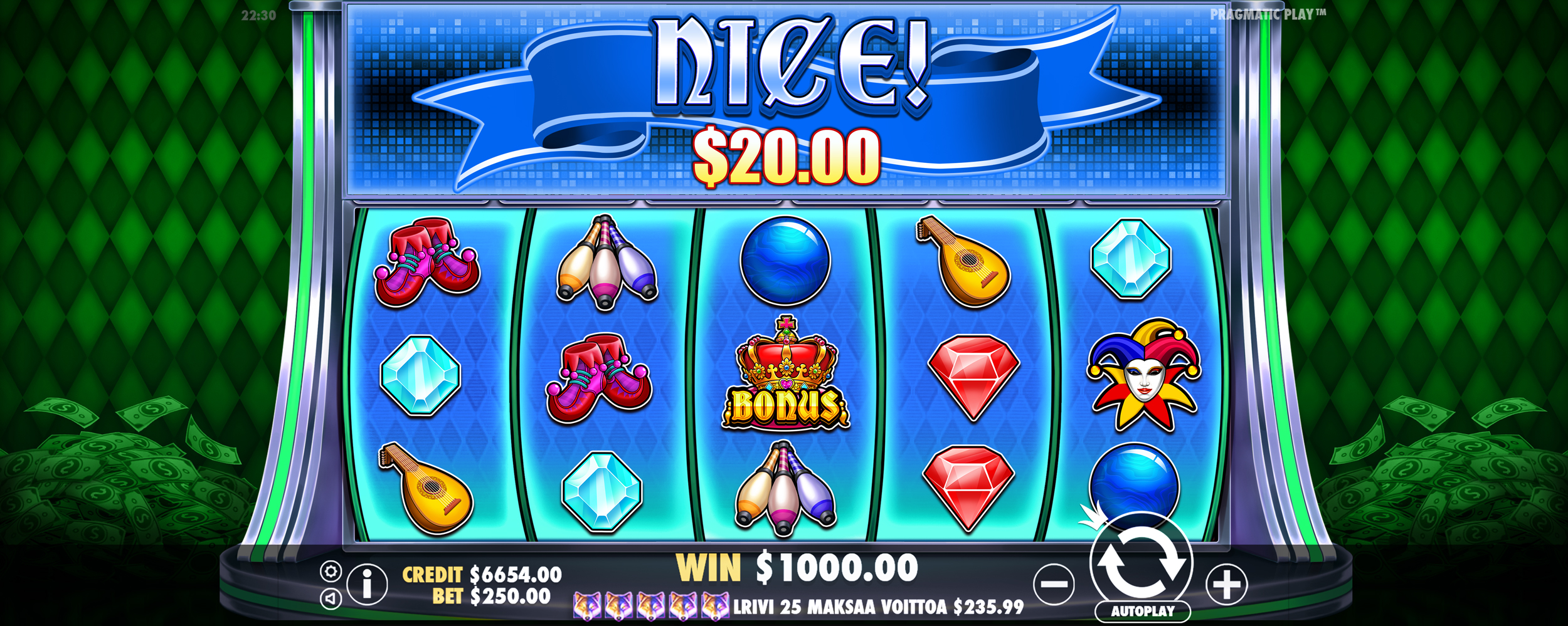 Joker’s Jewels Cash - Big win 4