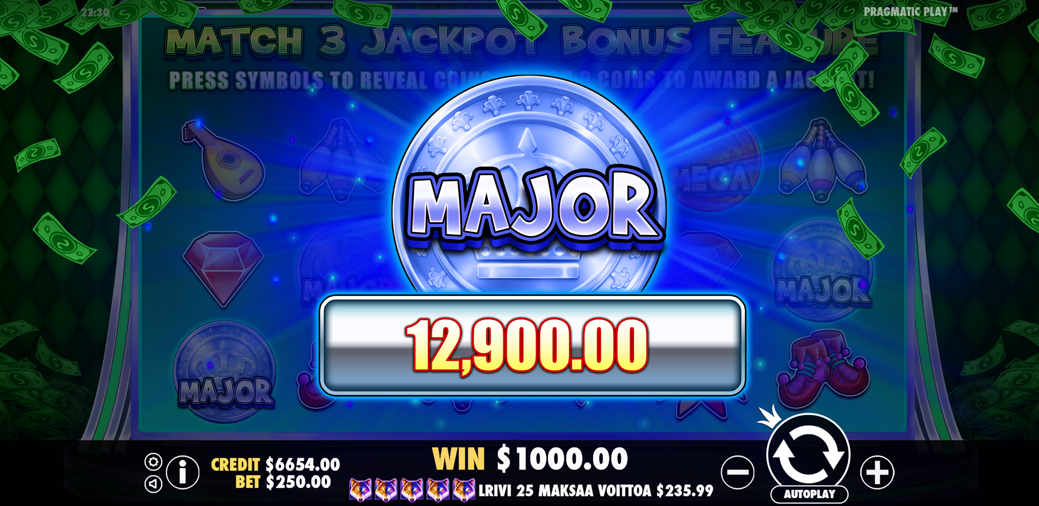Joker’s Jewels Cash - Big win 11