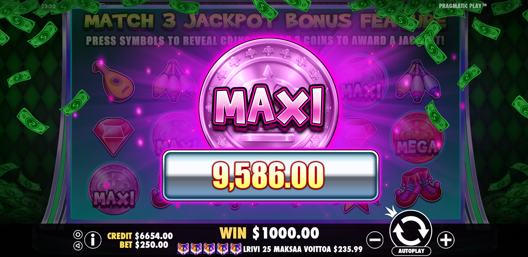 Joker’s Jewels Cash - Big win 13