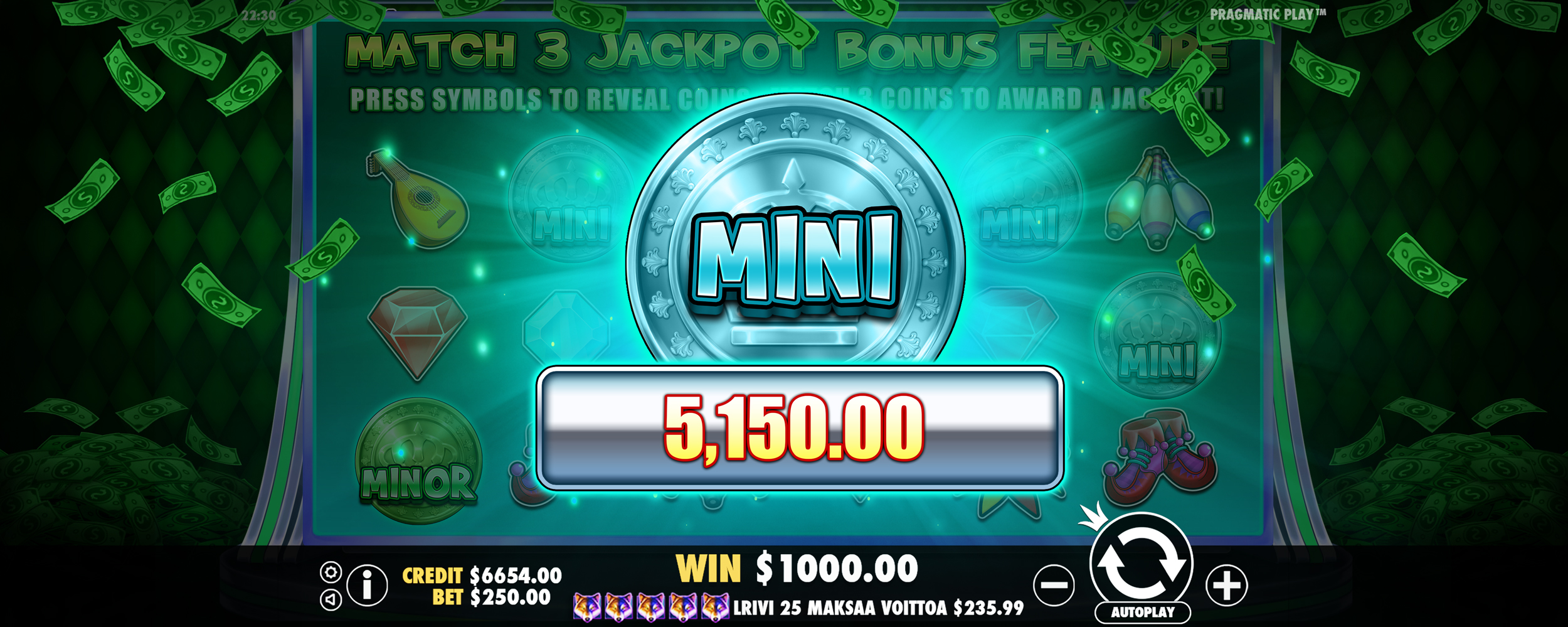 Joker’s Jewels Cash - Big win 18