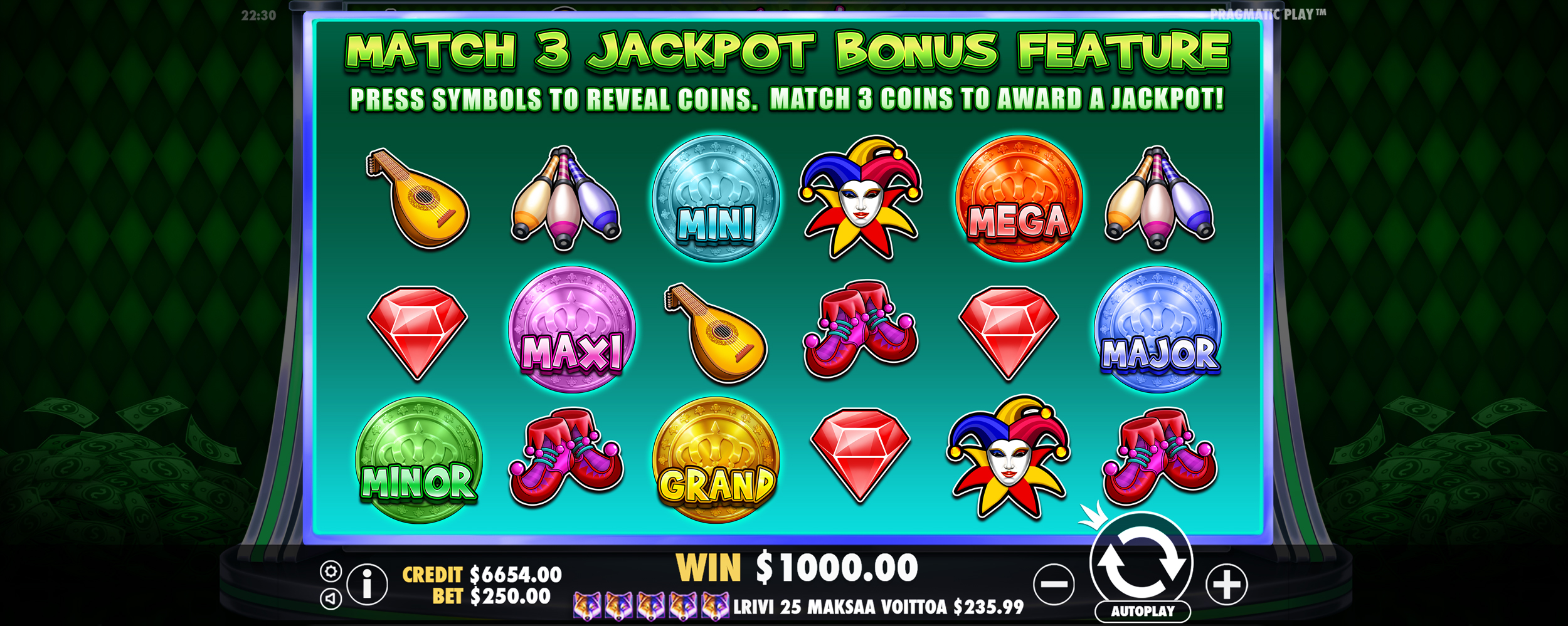 Joker’s Jewels Cash - Buy bonus 2