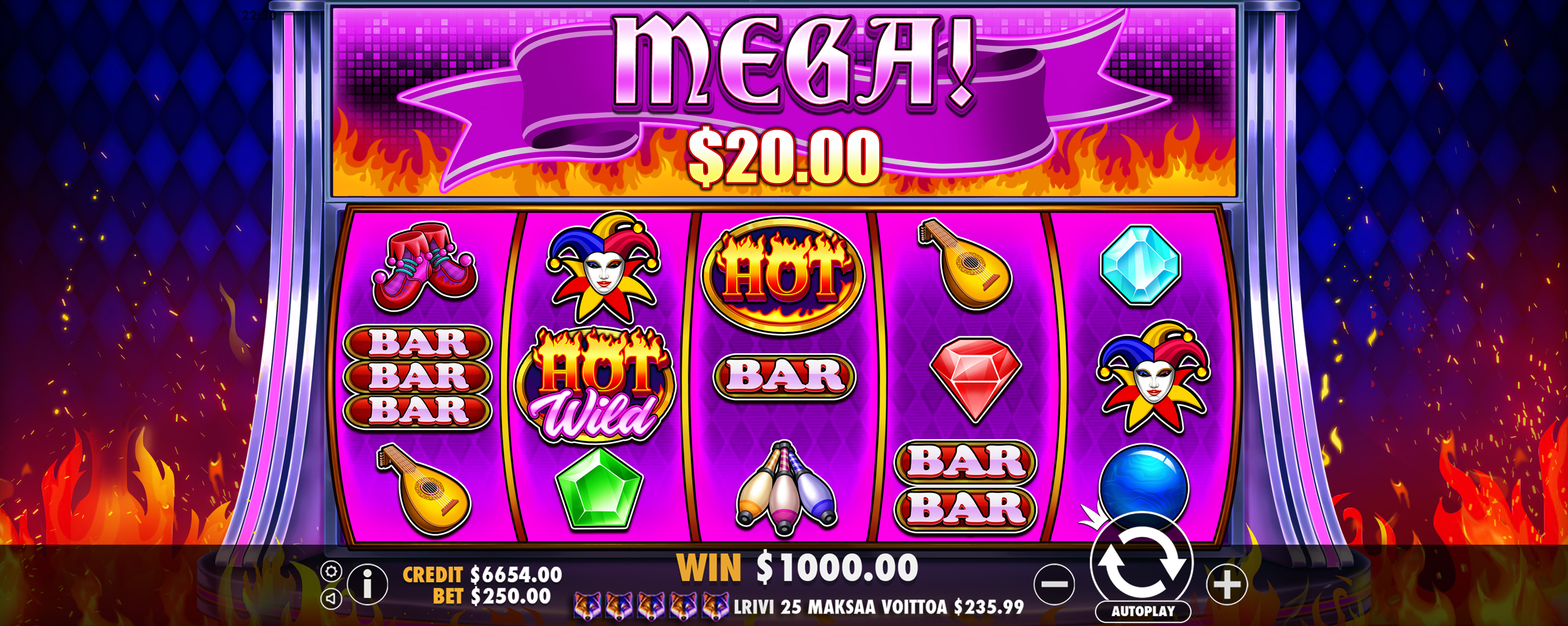 Joker’s Jewels Hot - Big win 2