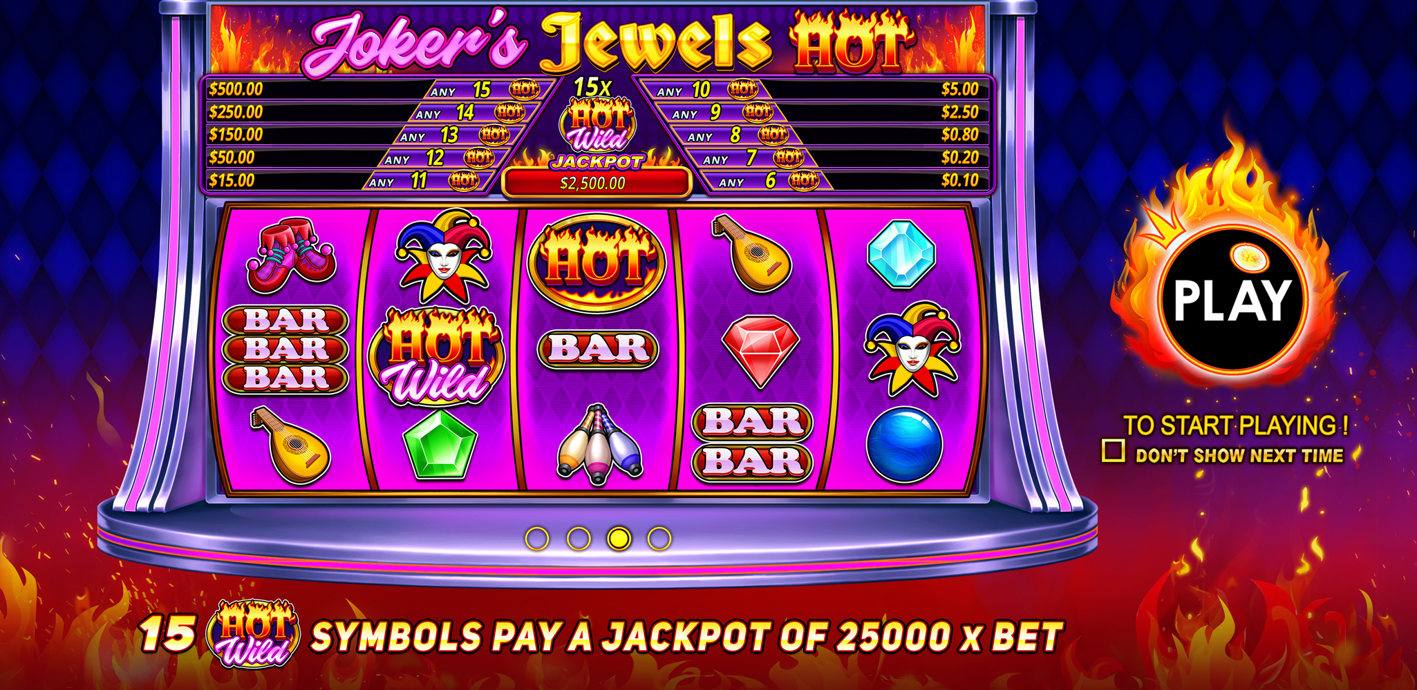 Joker’s Jewels Hot - Base game 2