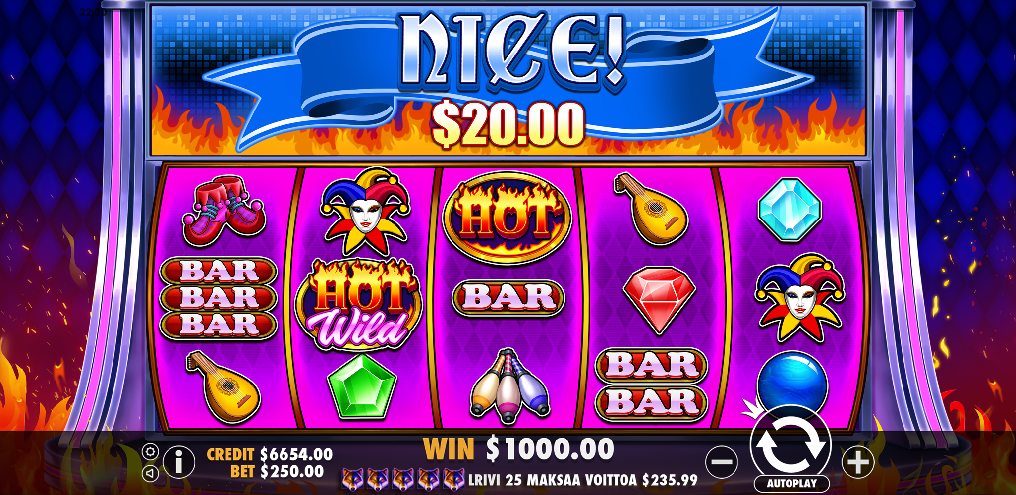 Joker’s Jewels Hot - Big win 4