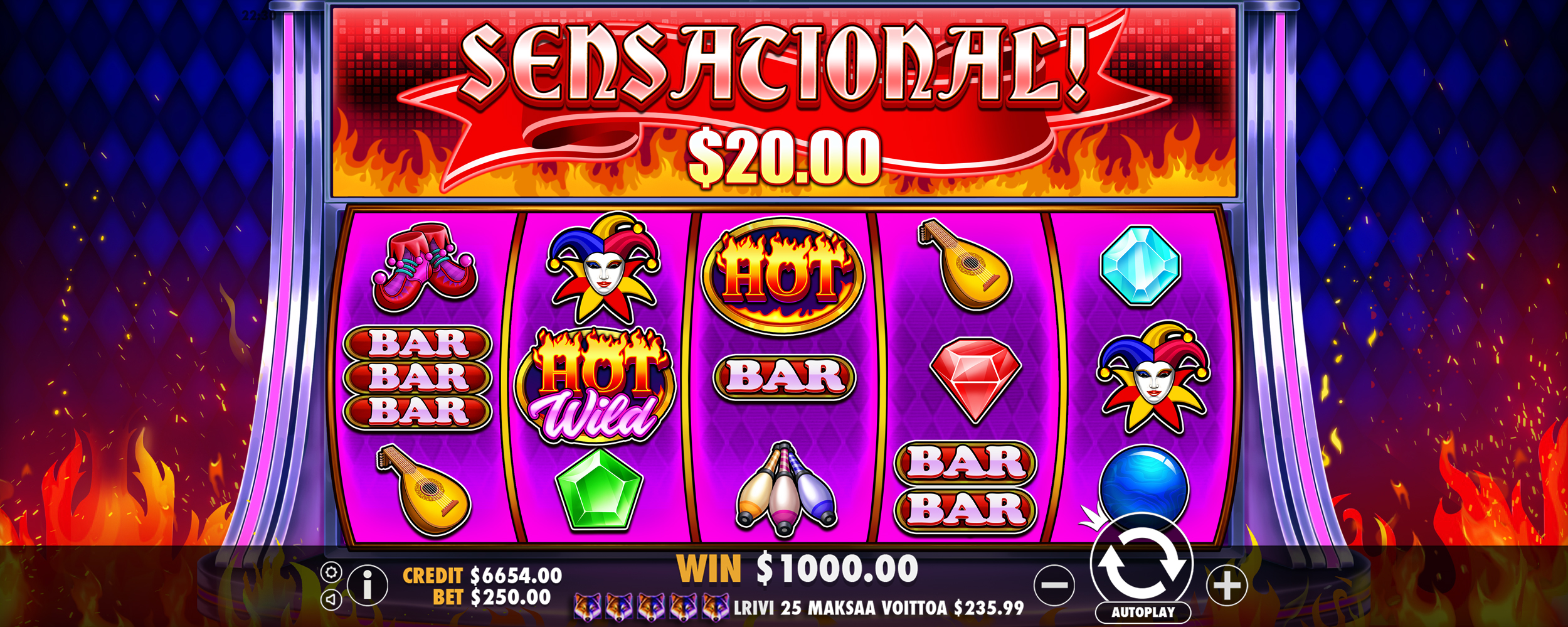 Joker’s Jewels Hot - Big win 9