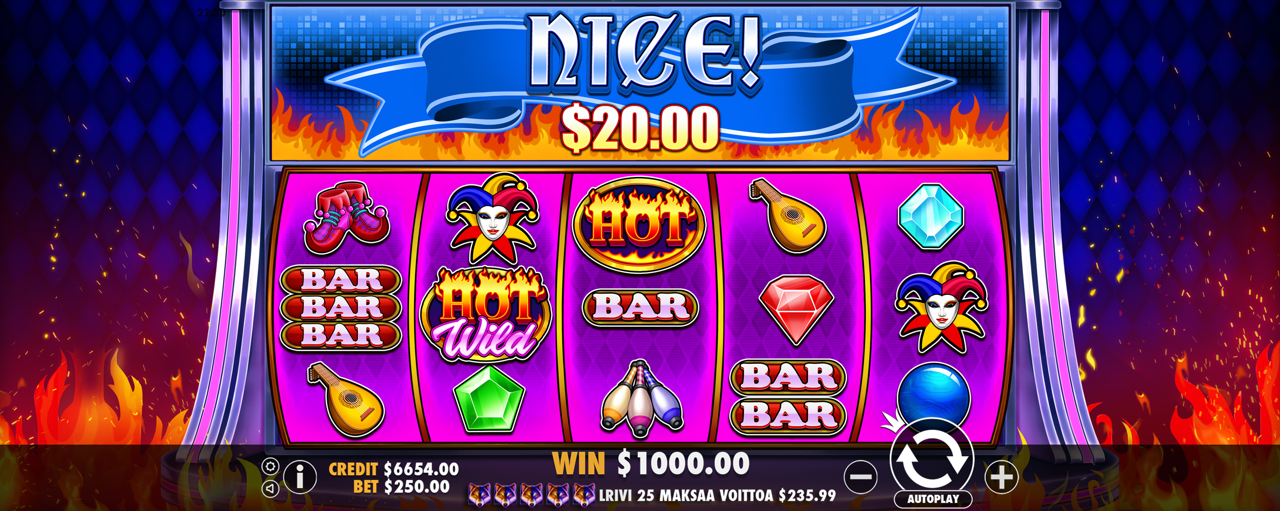 Joker’s Jewels Hot - Big win 11