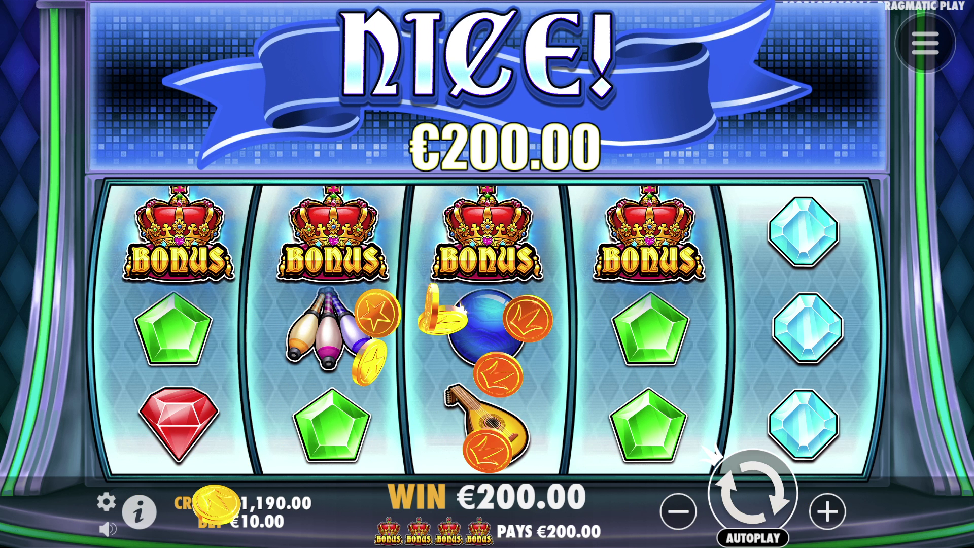 Joker's Jewels Wild - Big win 1