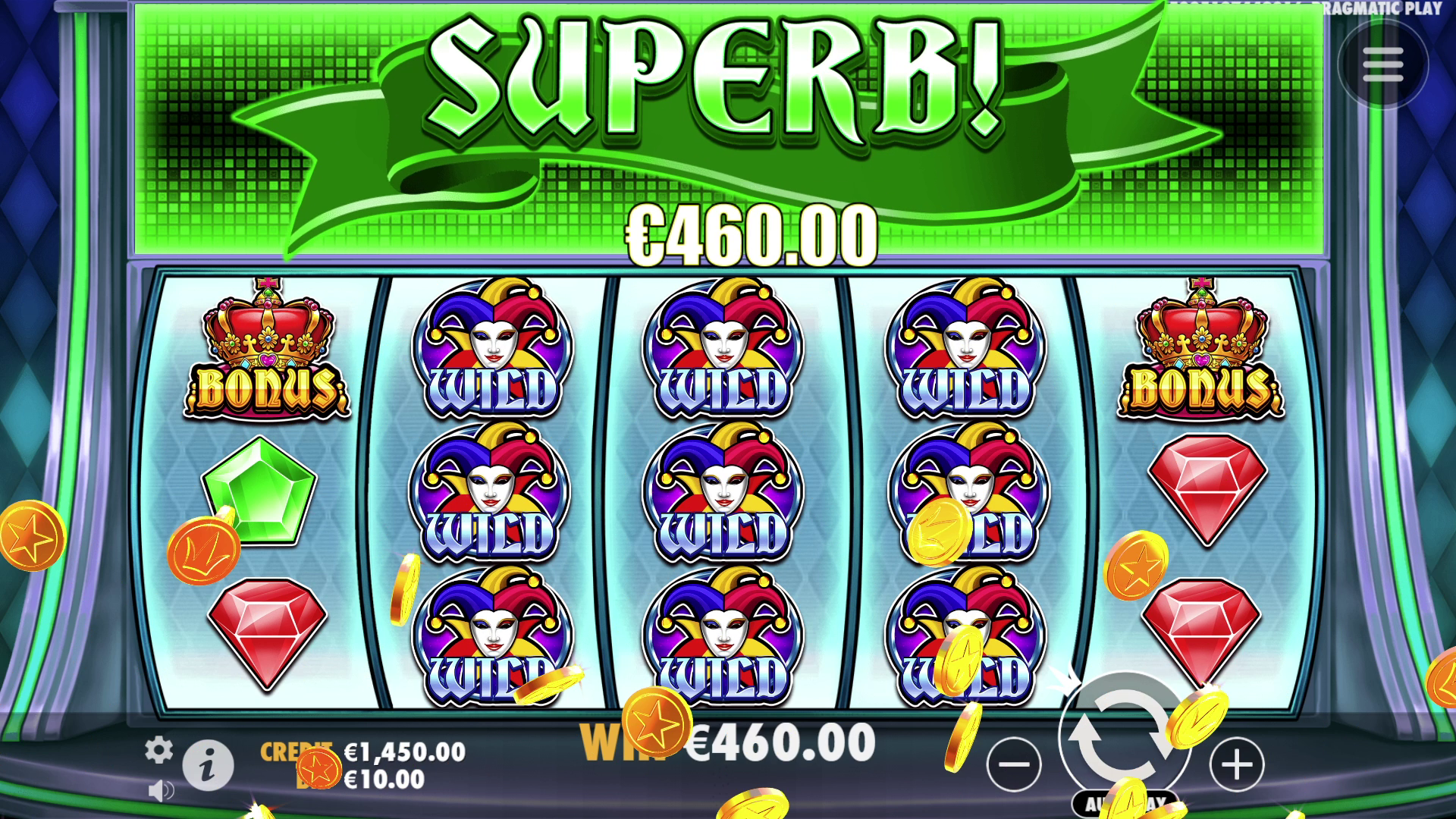 Joker's Jewels Wild - Big win 2
