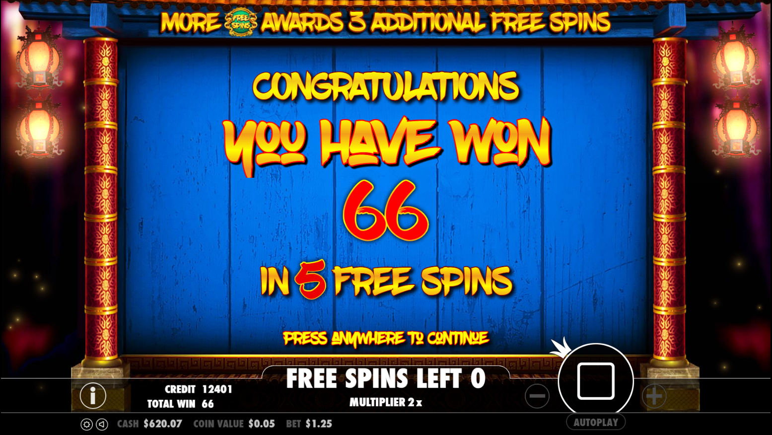 Journey to the West - Free spins 3