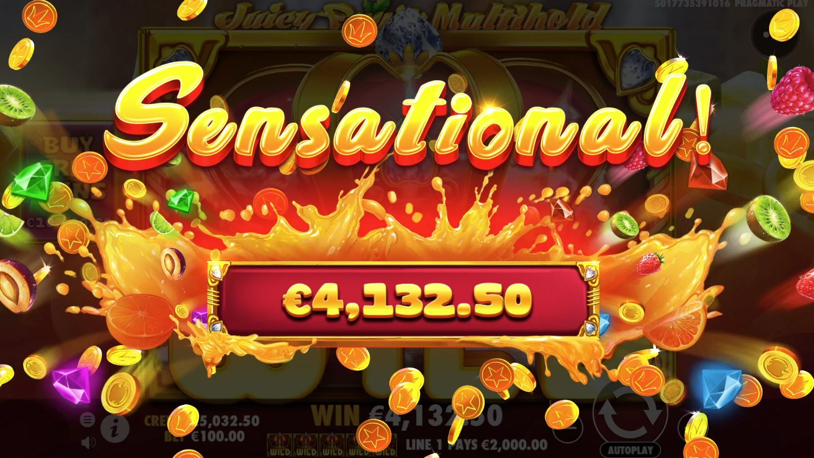 Juicy Fruits Multihold - Big win