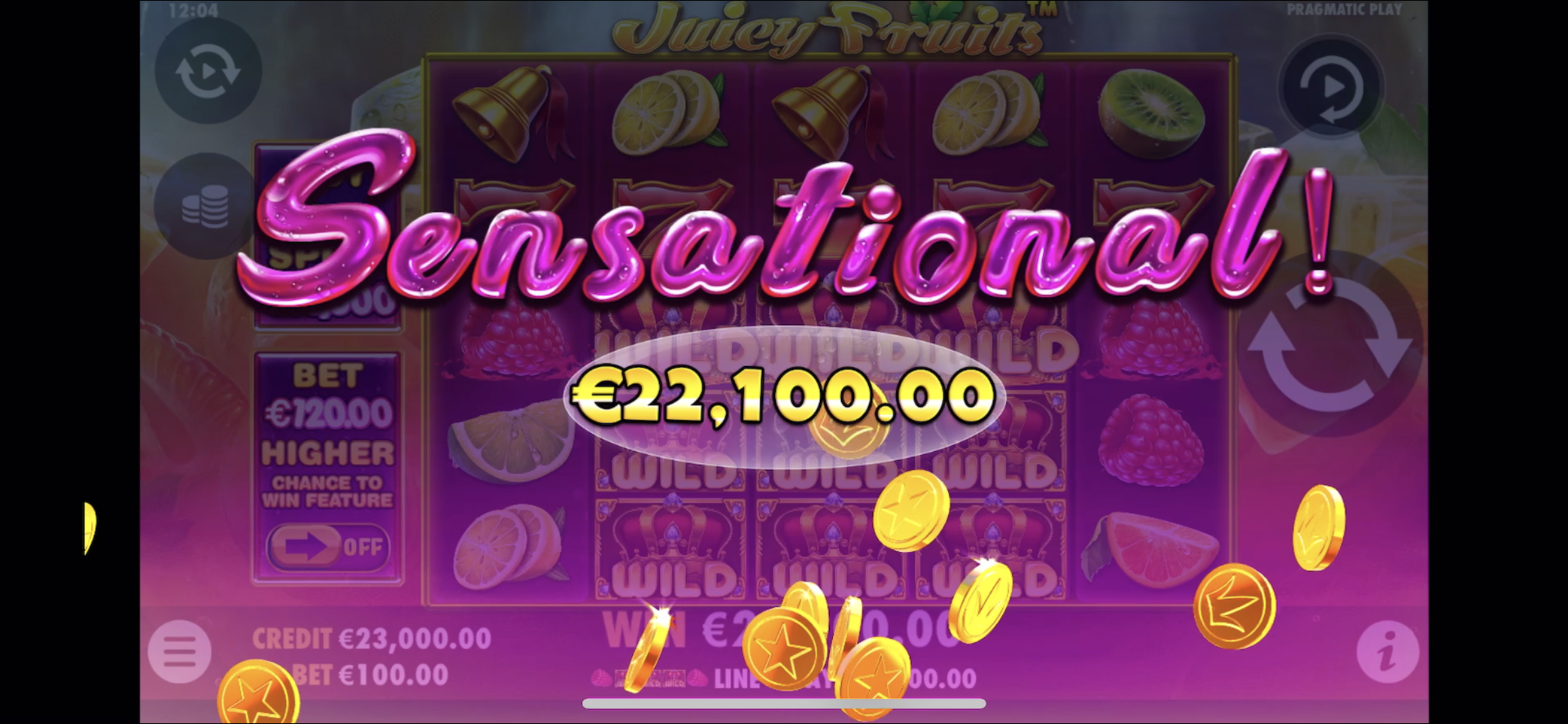 Juicy Fruits - Big win 3