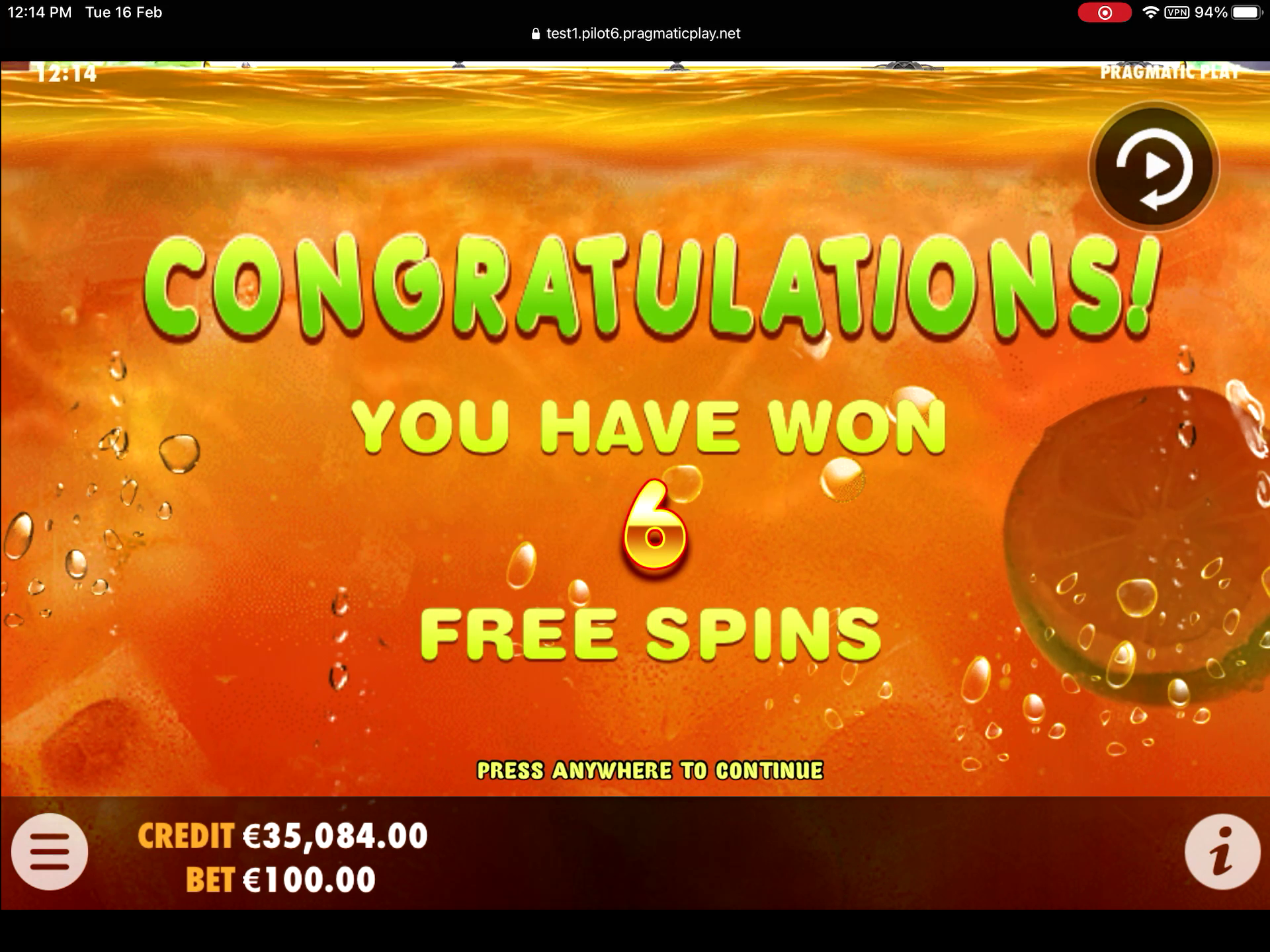 Juicy Fruits - Free spins 3