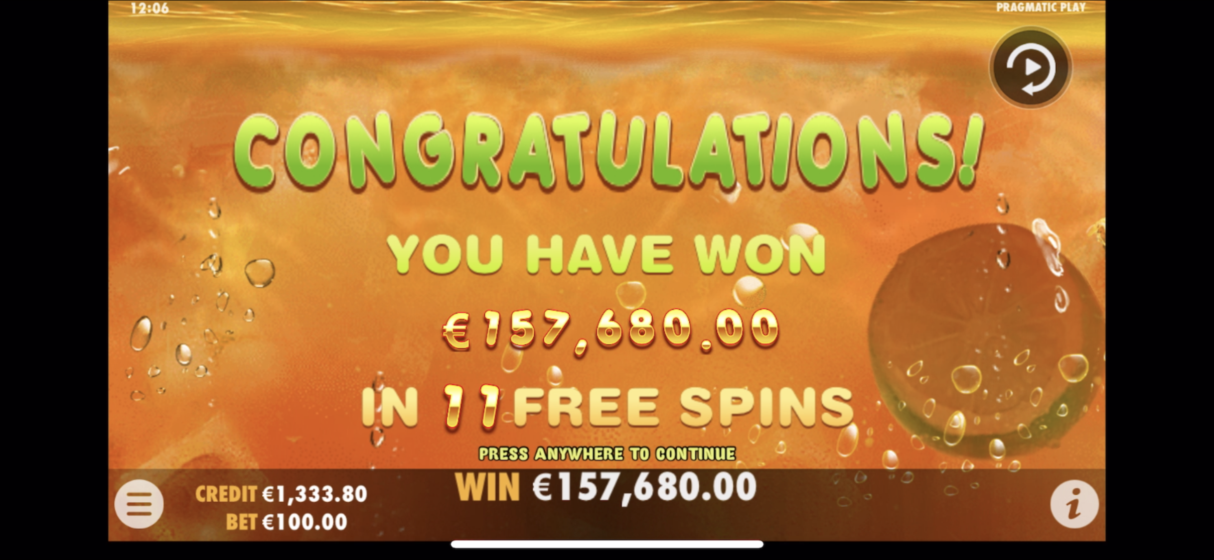Juicy Fruits - Free spins 4