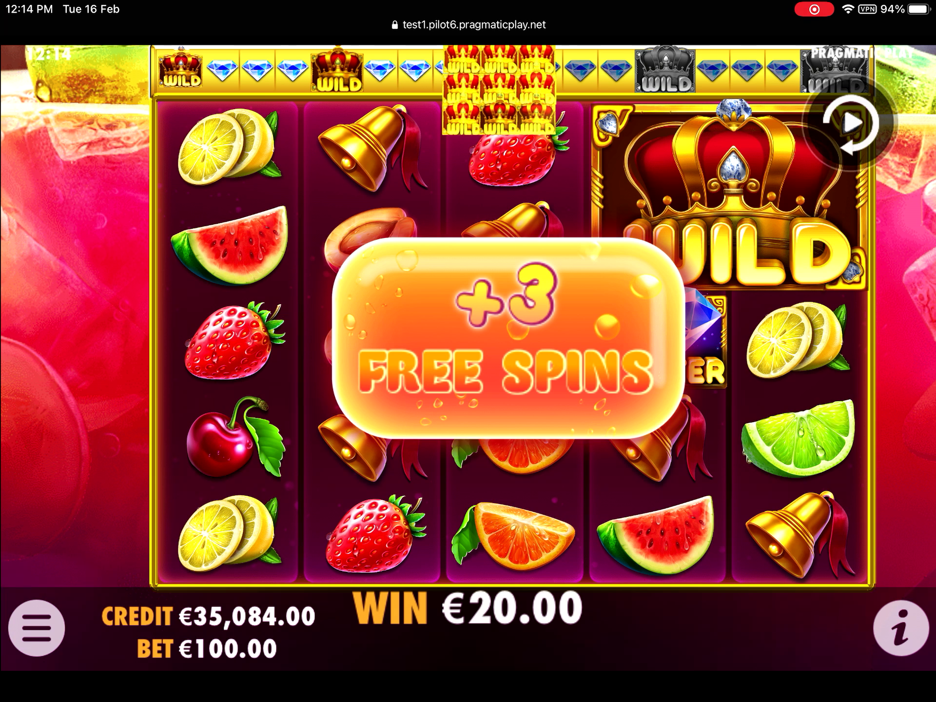 Juicy Fruits - Free spins 6