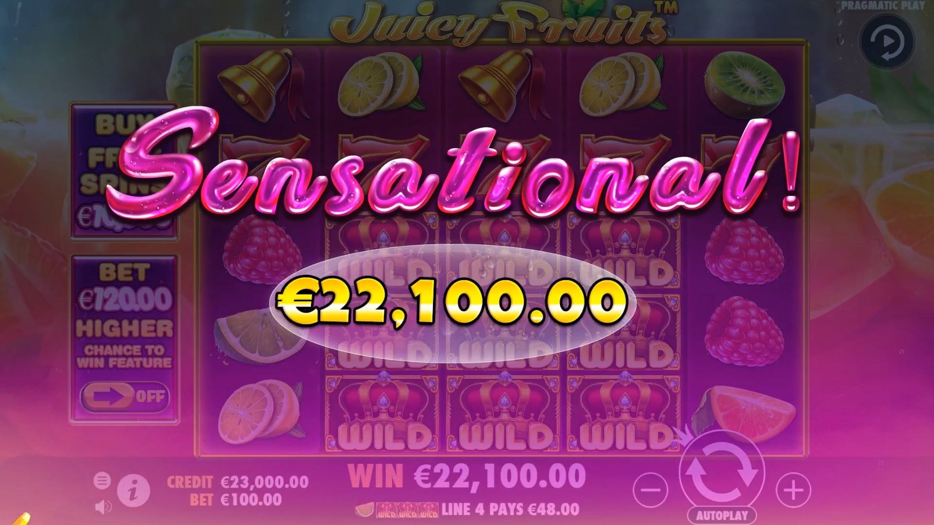 Juicy Fruits - Big win 6