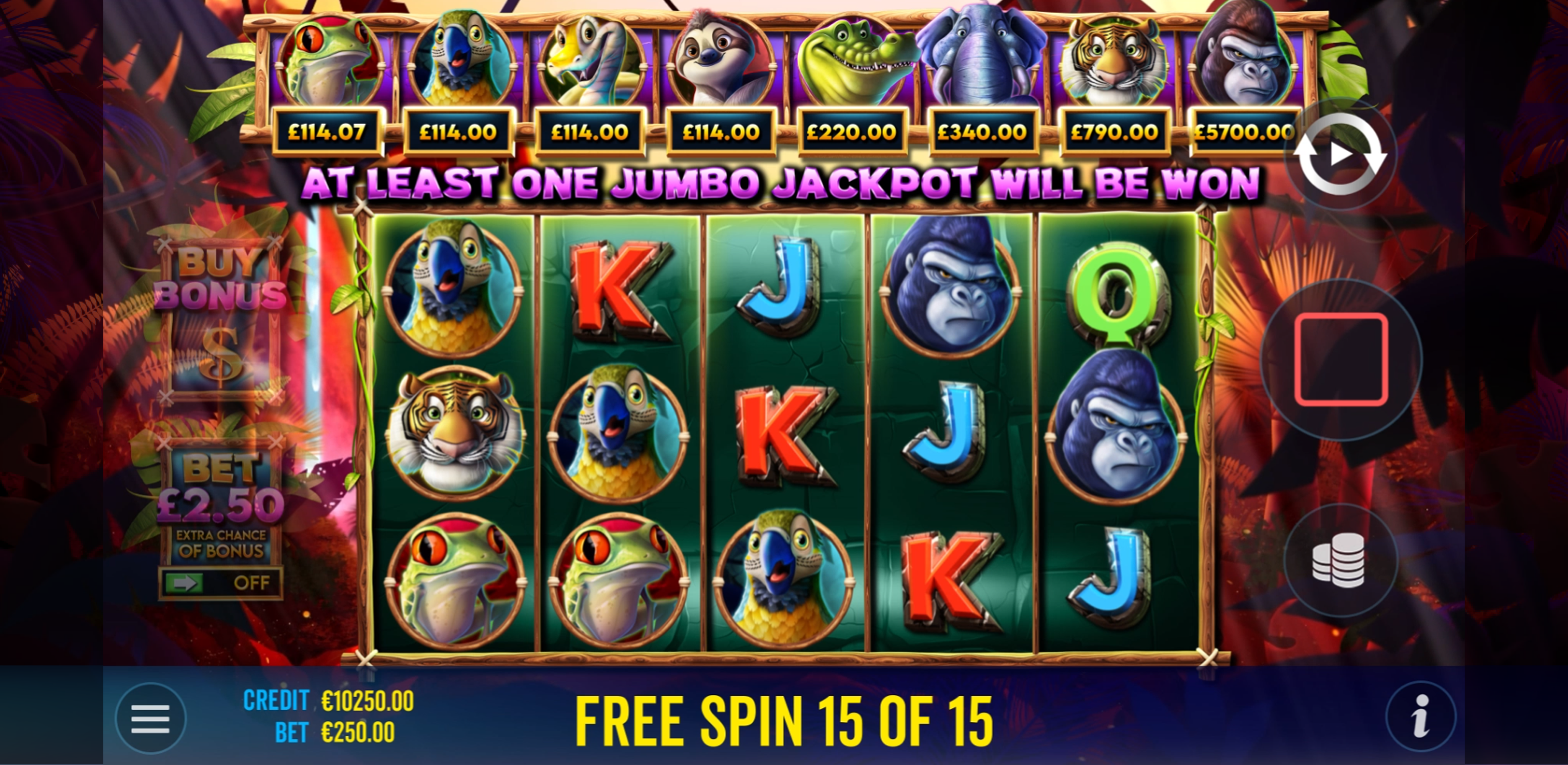 Jumbo Safari - Free spins 2
