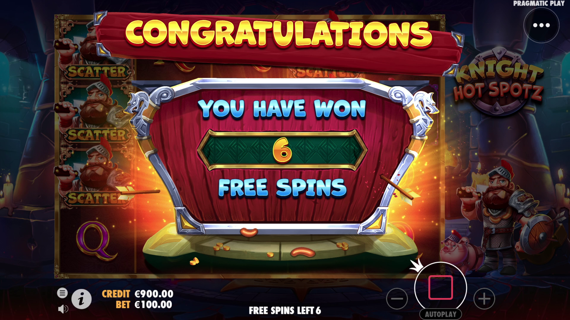 Knight Hot Spotz - Free spins 2