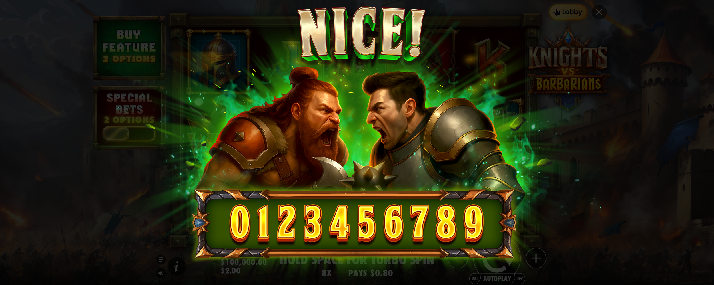 Knights vs Barbarians - Big win 3