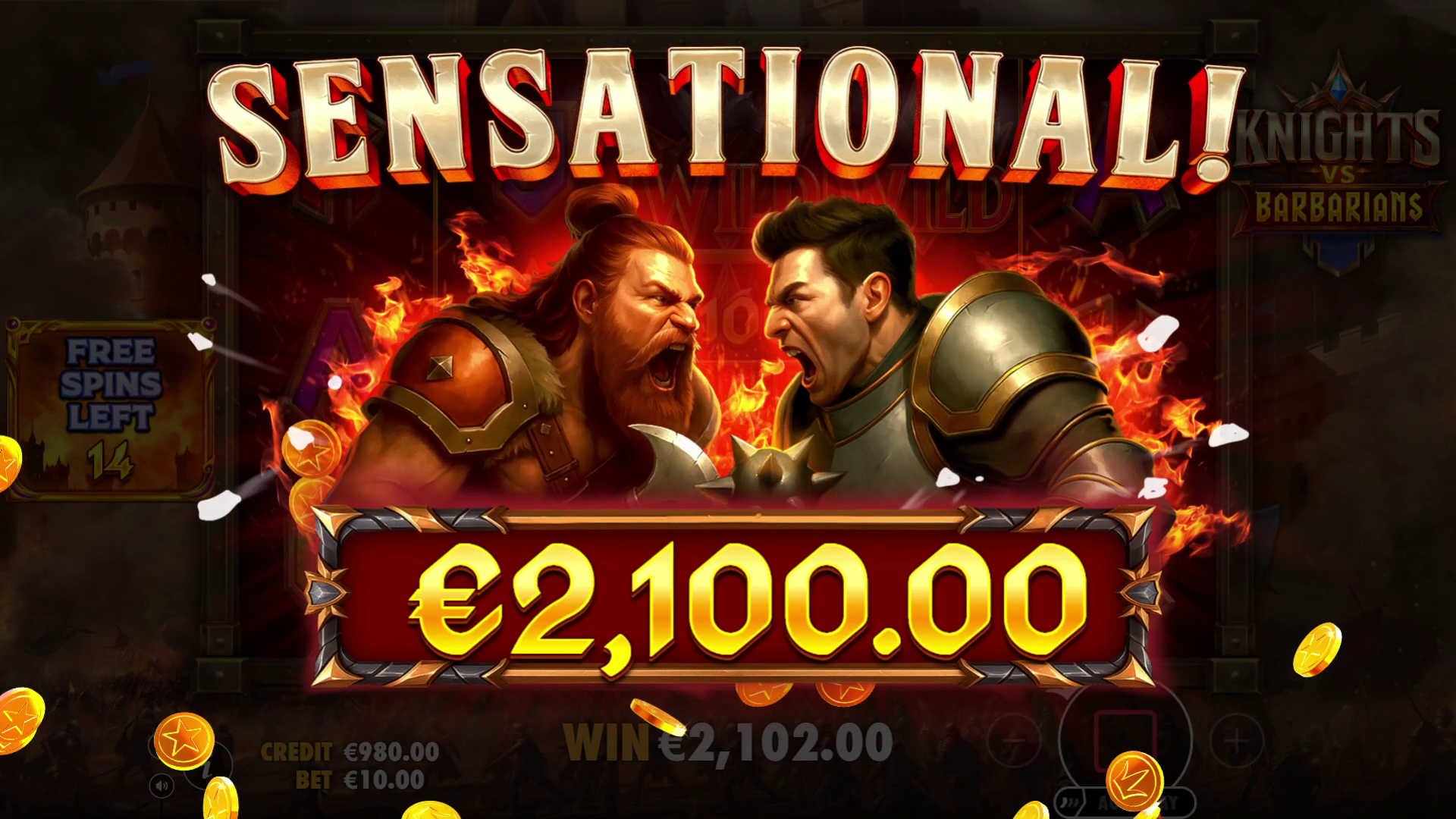 Knights vs Barbarians - Big win 1