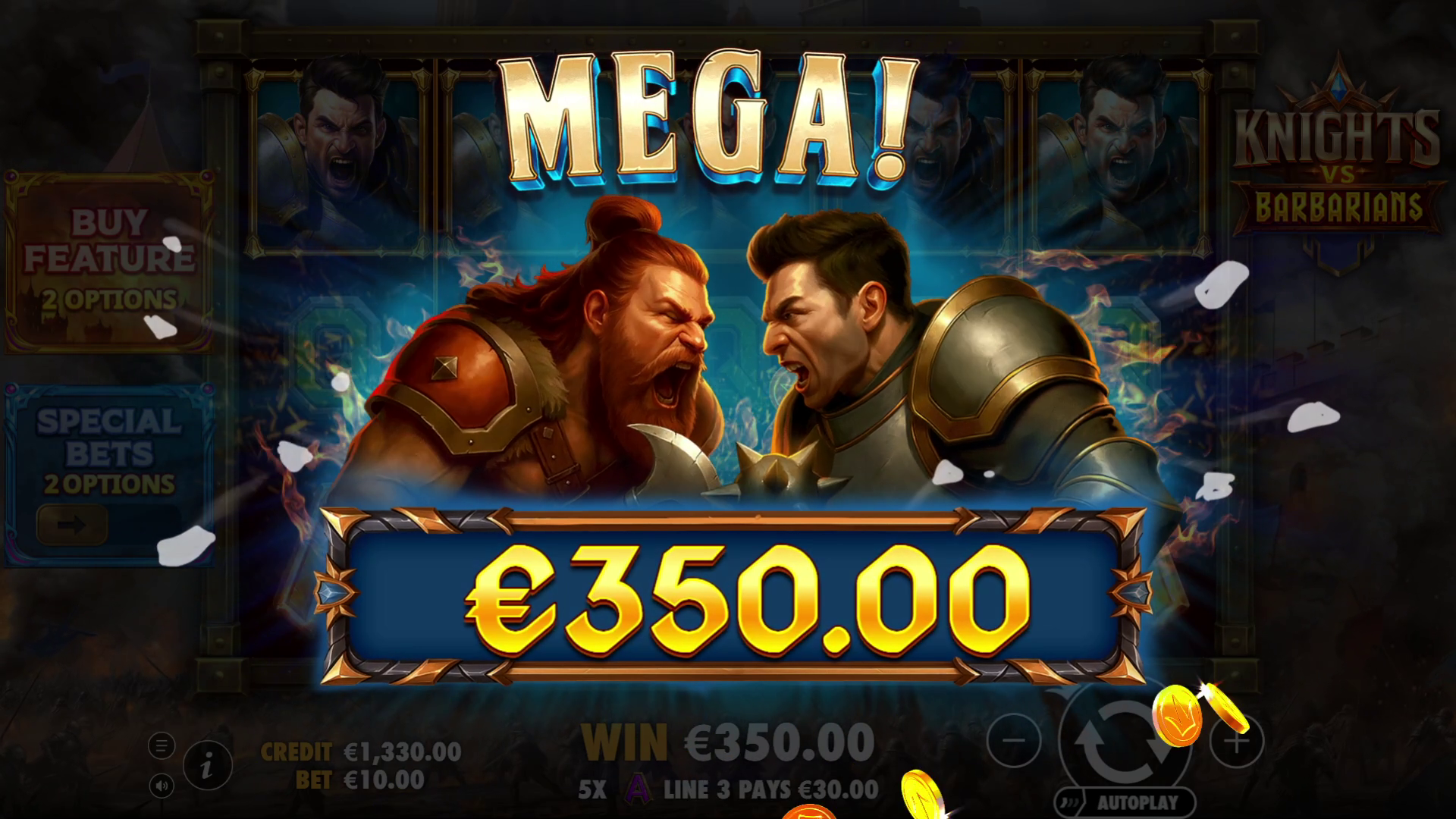 Knights vs Barbarians - Big win 7
