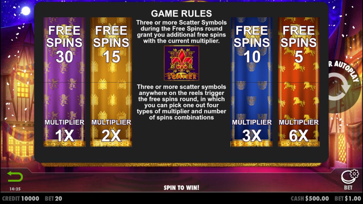 Lady Godiva - Game rules 2