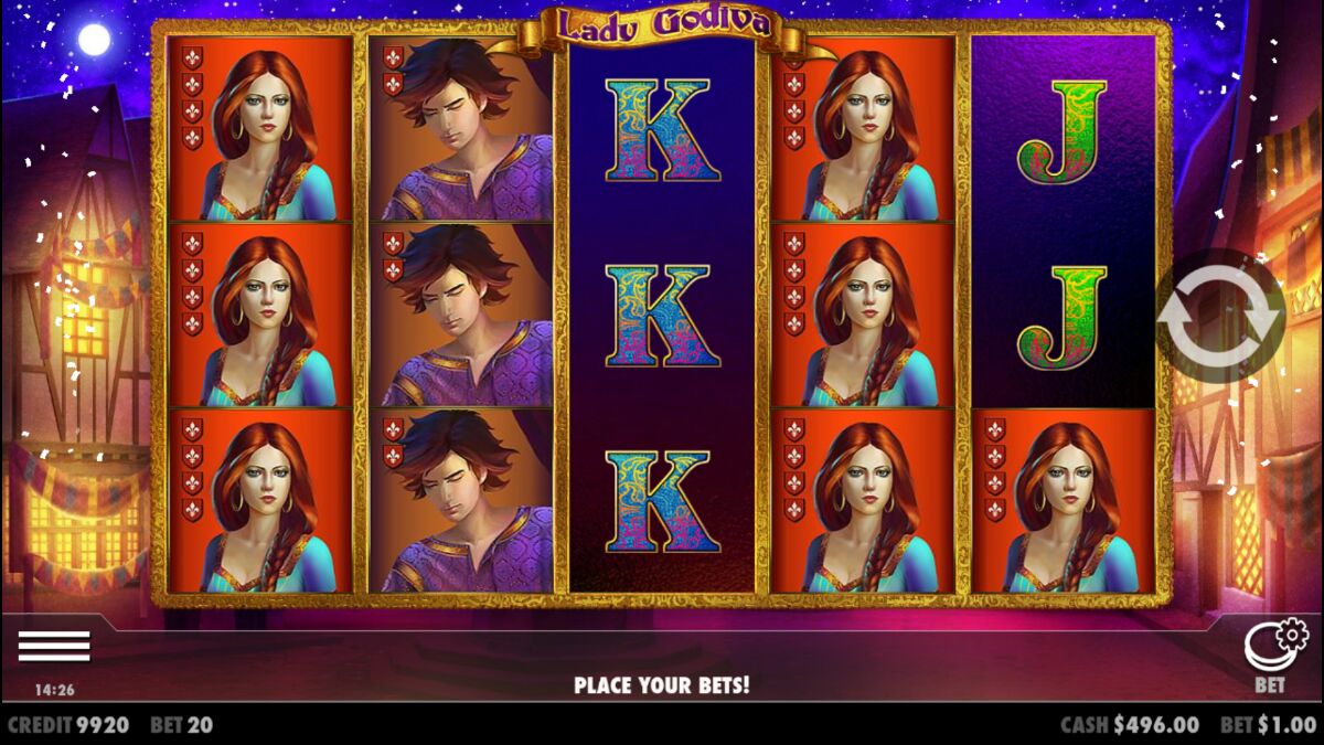 Lady Godiva - Base game 4