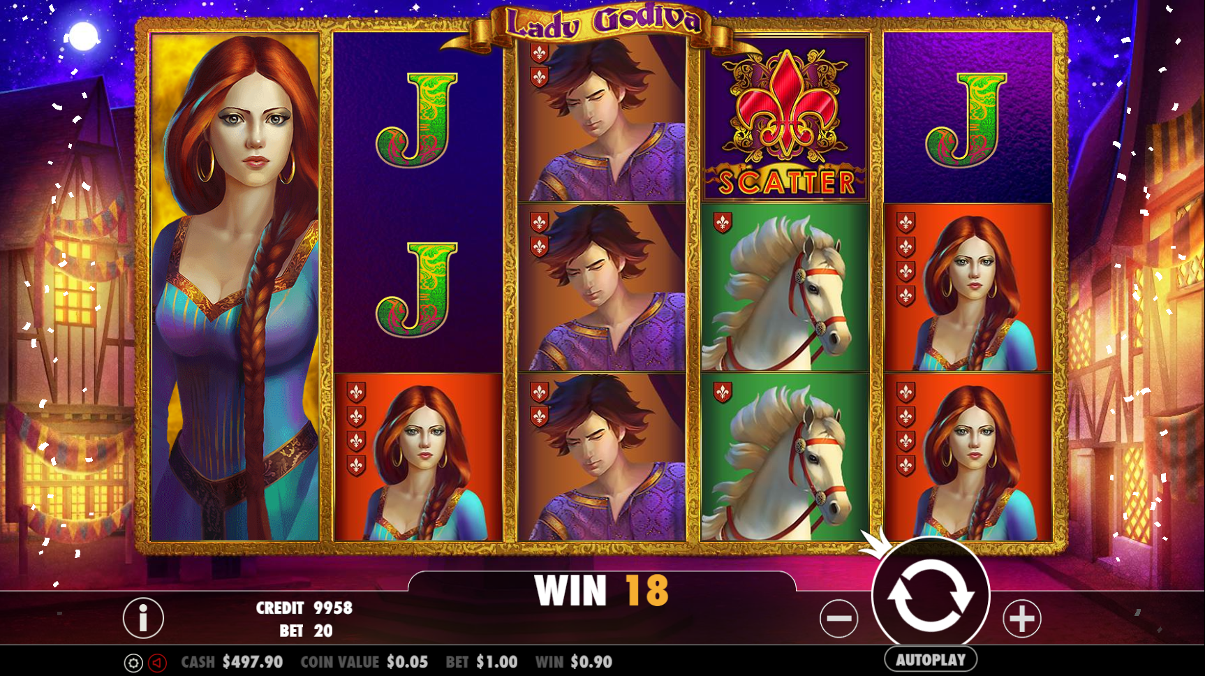 Lady Godiva - Base game 7
