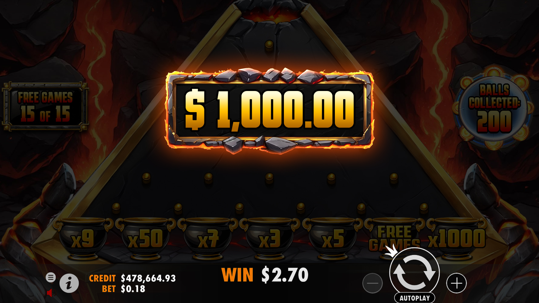 Lava Balls - Big win 1