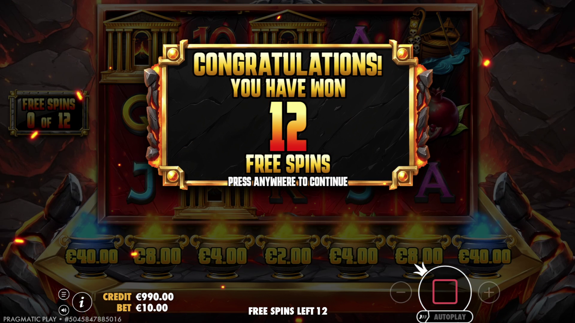 Lava Balls - Free spins 3