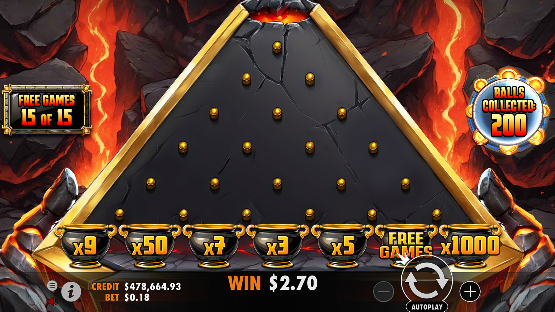 Lava Balls - Free spins 7