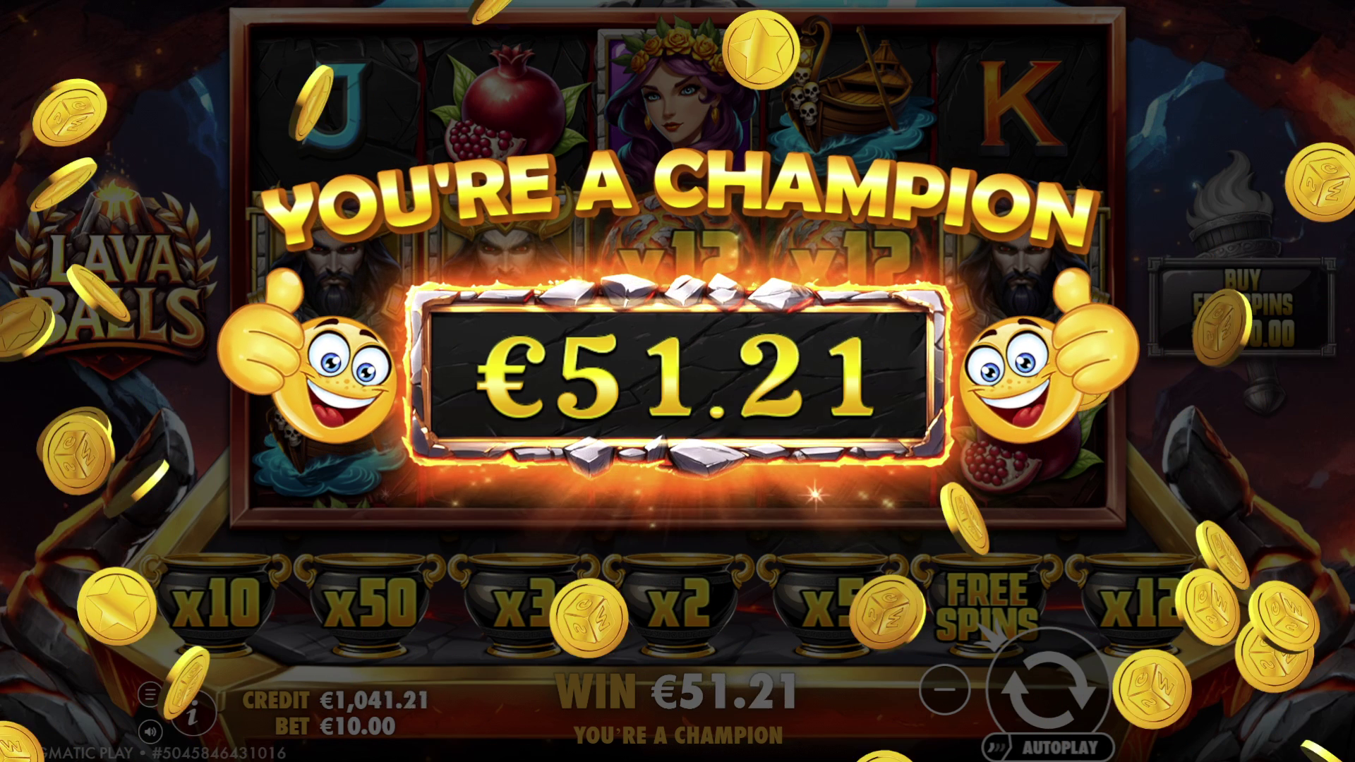 Lava Balls - Big win 6