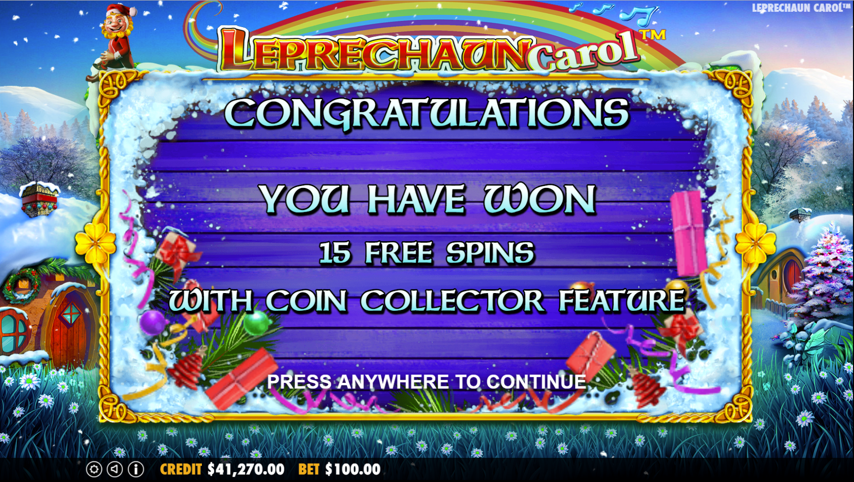 Leprechaun Carol - Free spins 3