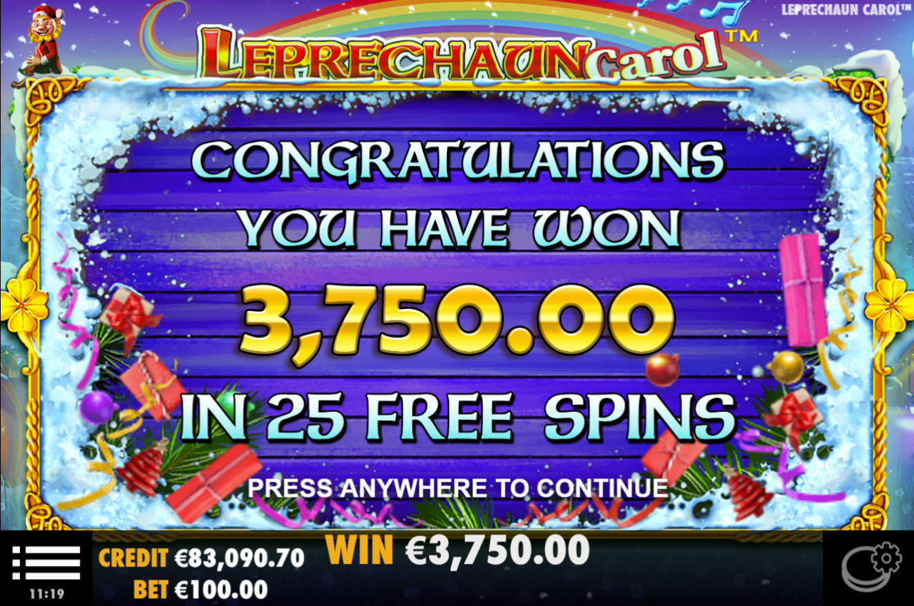 Leprechaun Carol - Free spins 4