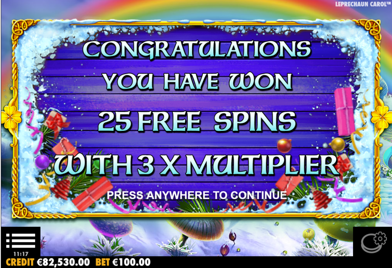 Leprechaun Carol - Free spins 6
