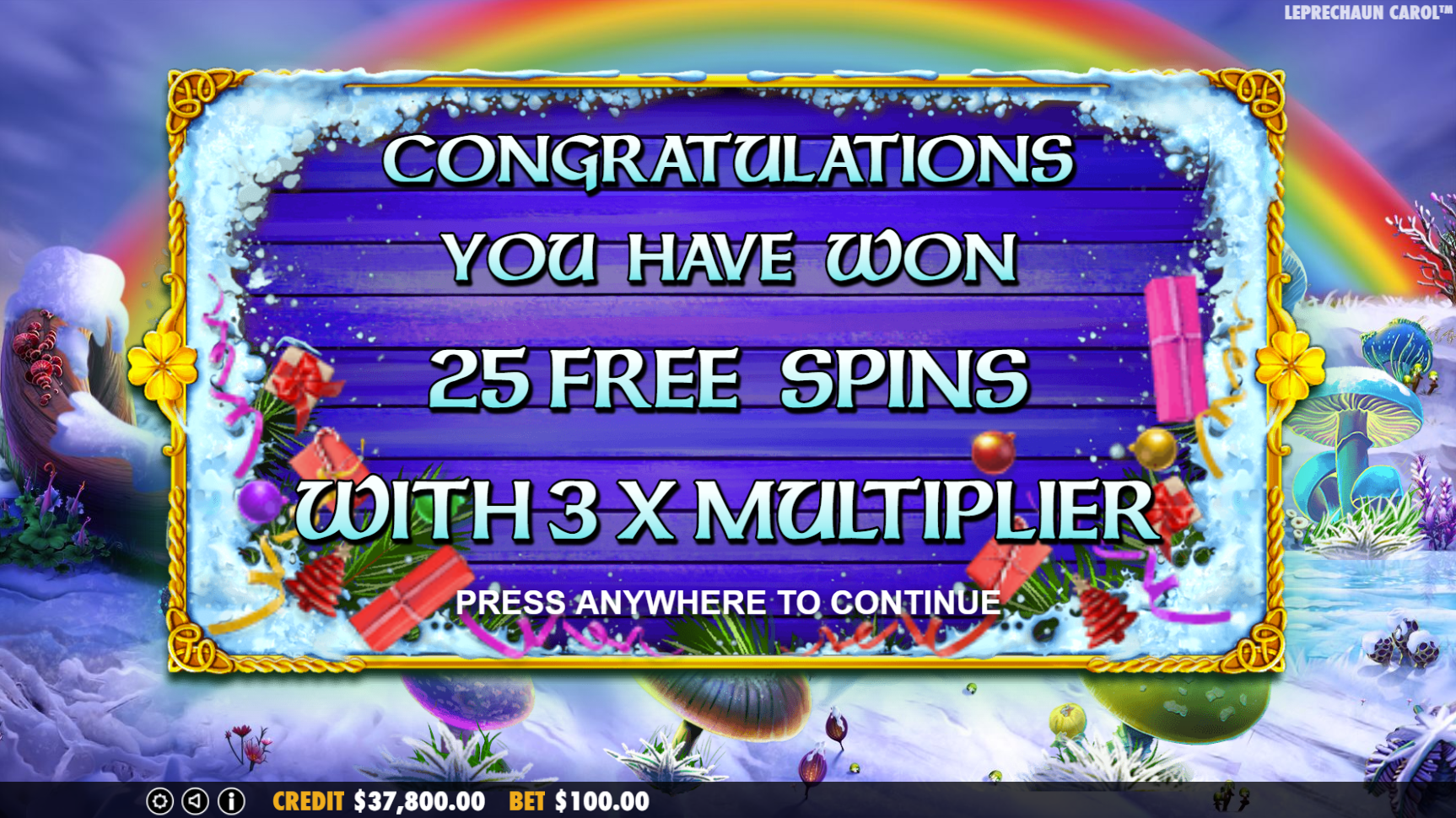Leprechaun Carol - Free spins 8