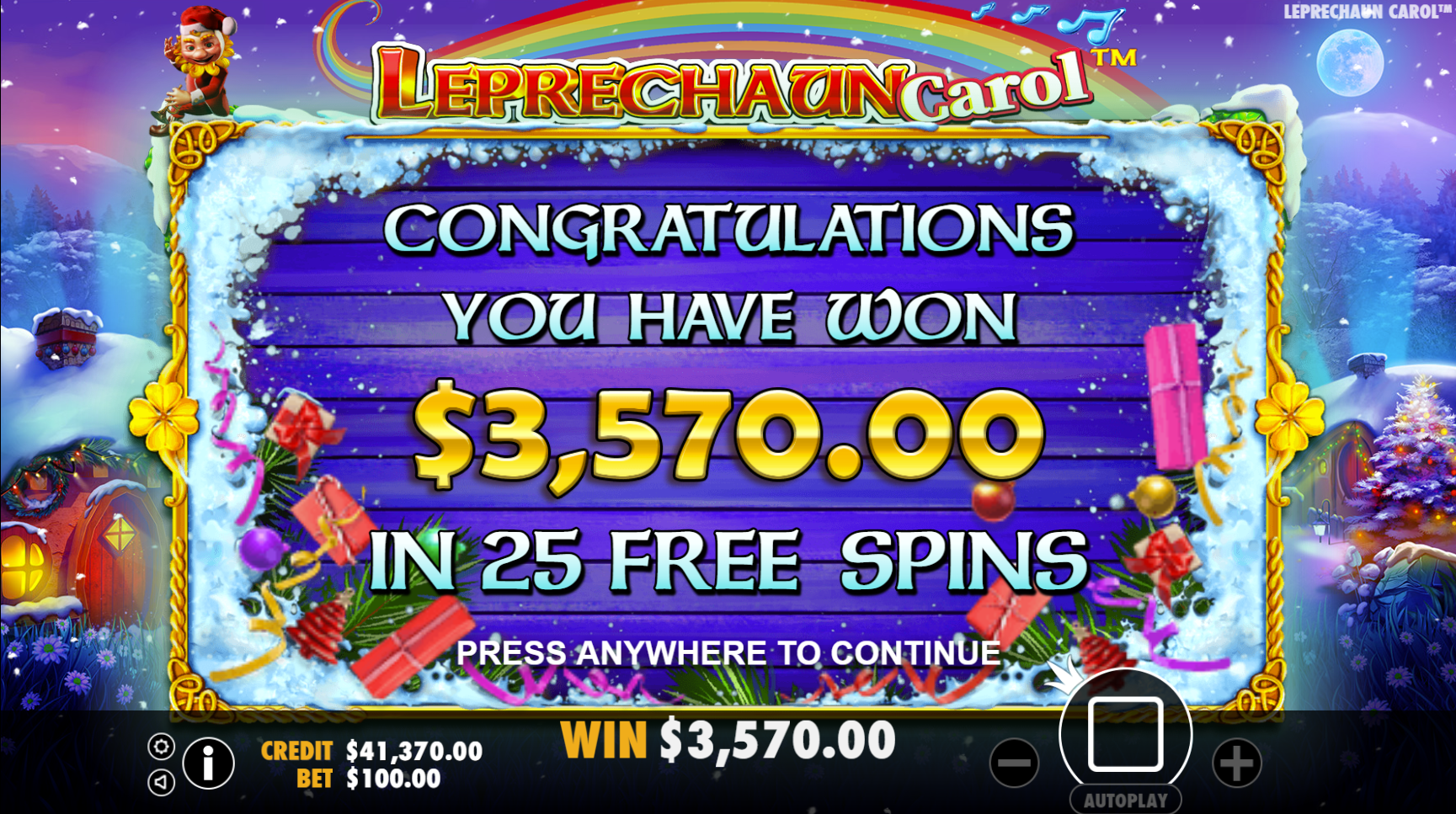 Leprechaun Carol - Free spins 9
