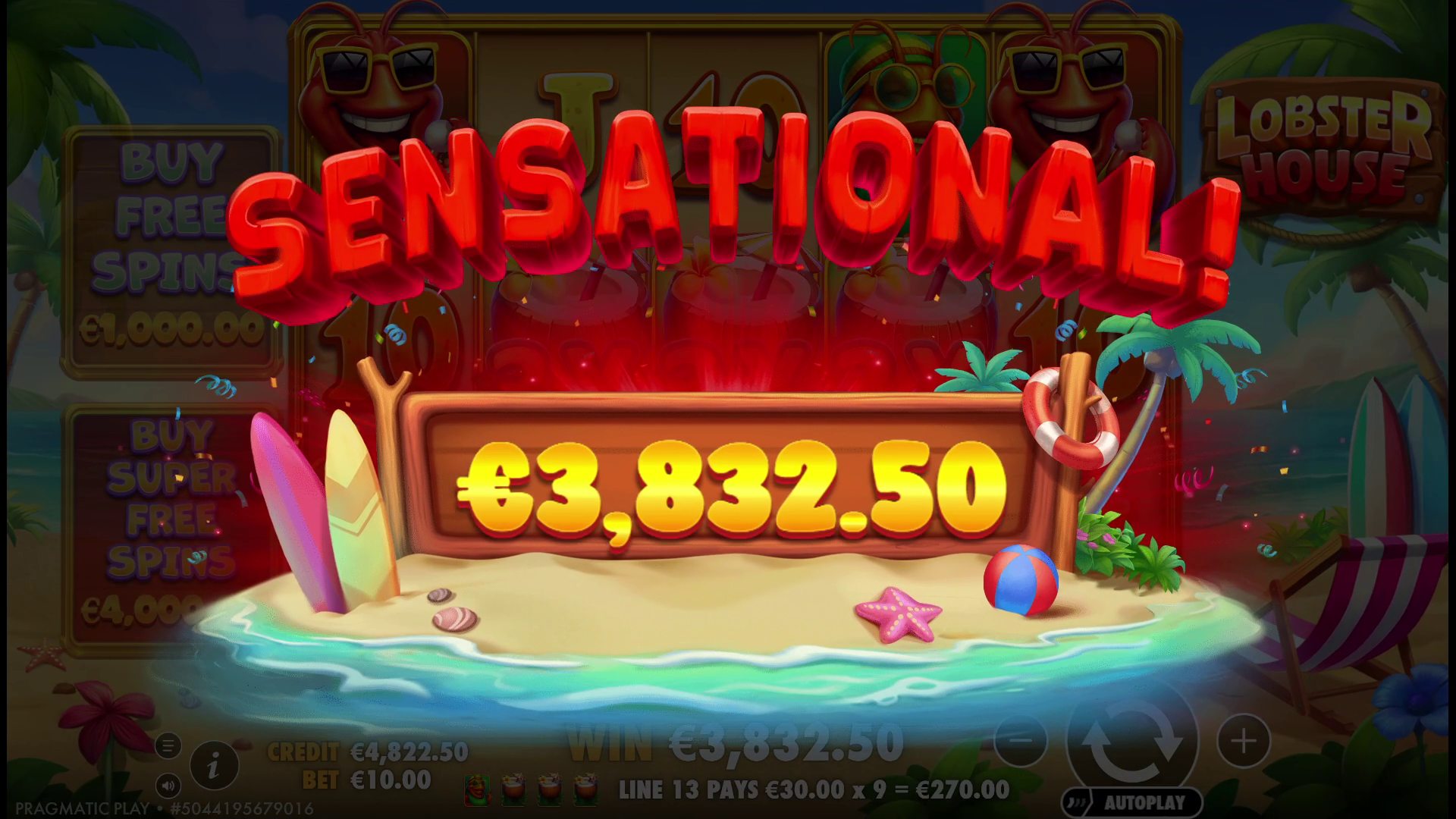 Lobster House - Big win 1