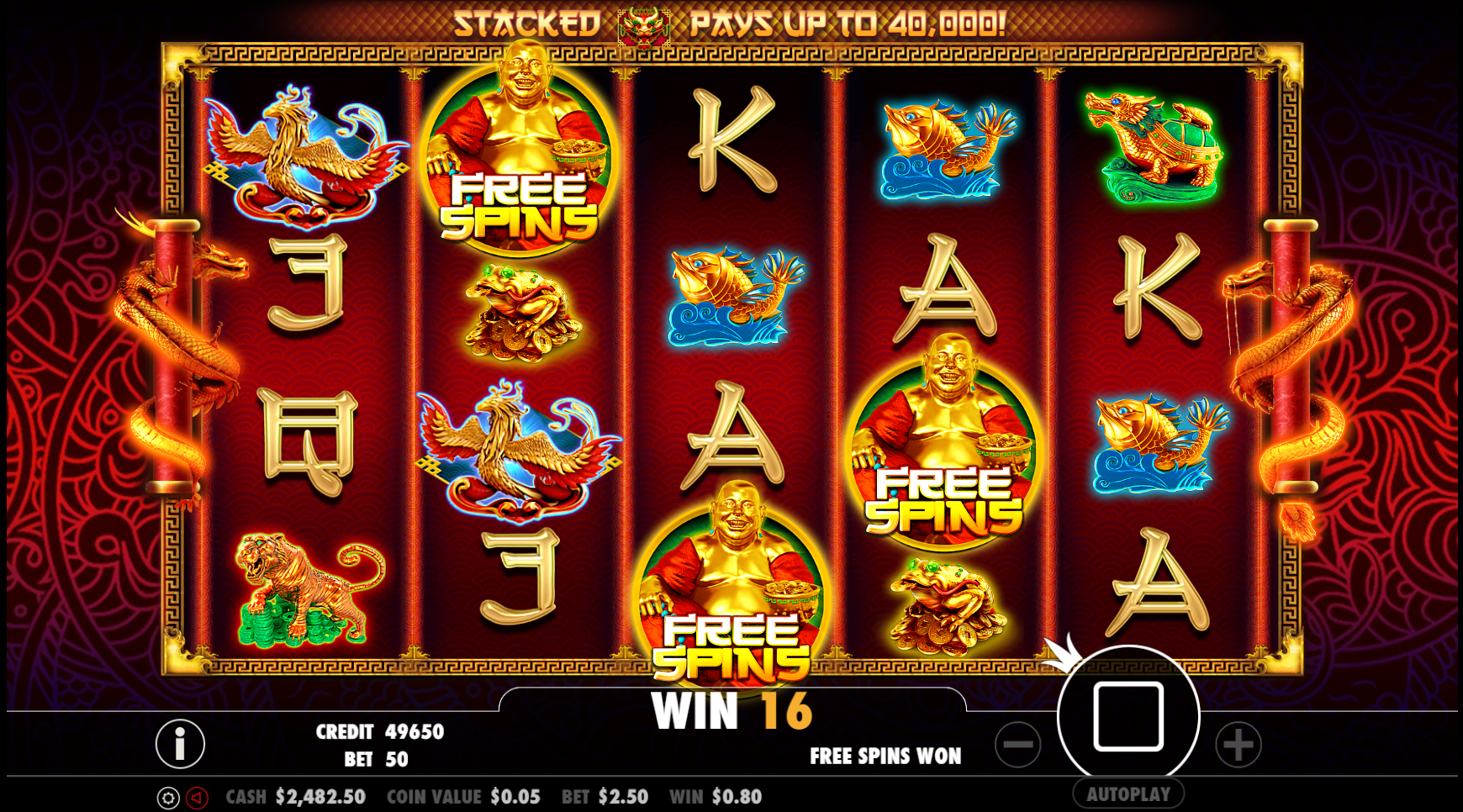 Lucky Dragons - Free spins 1