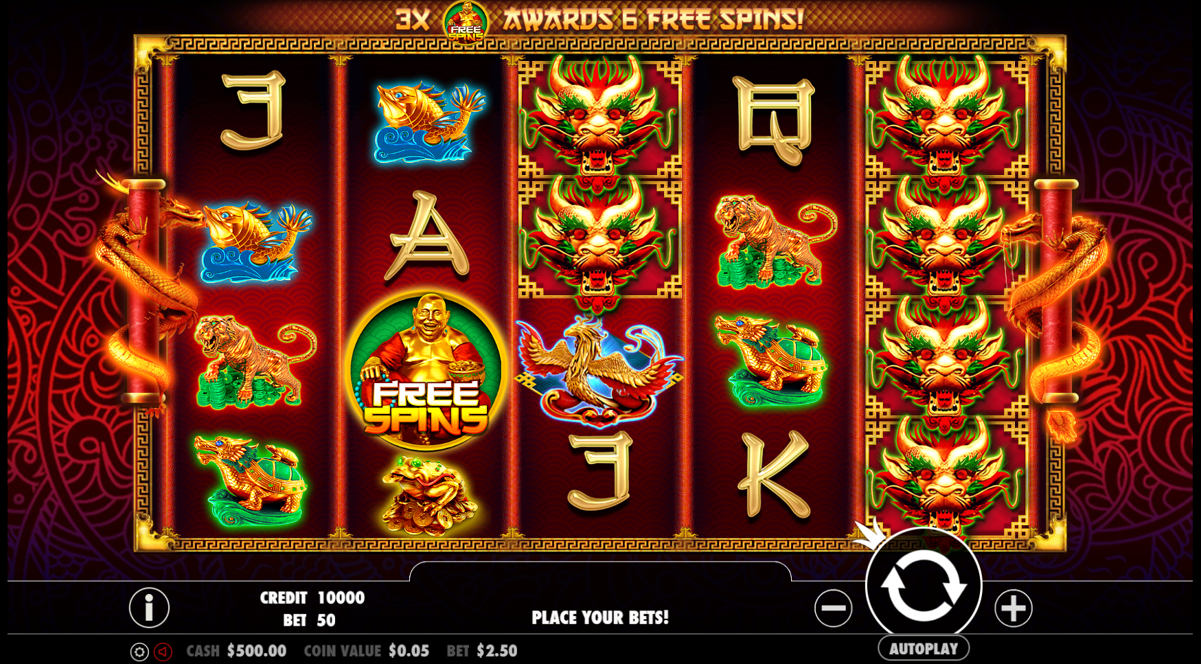 Lucky Dragons - Free spins 2
