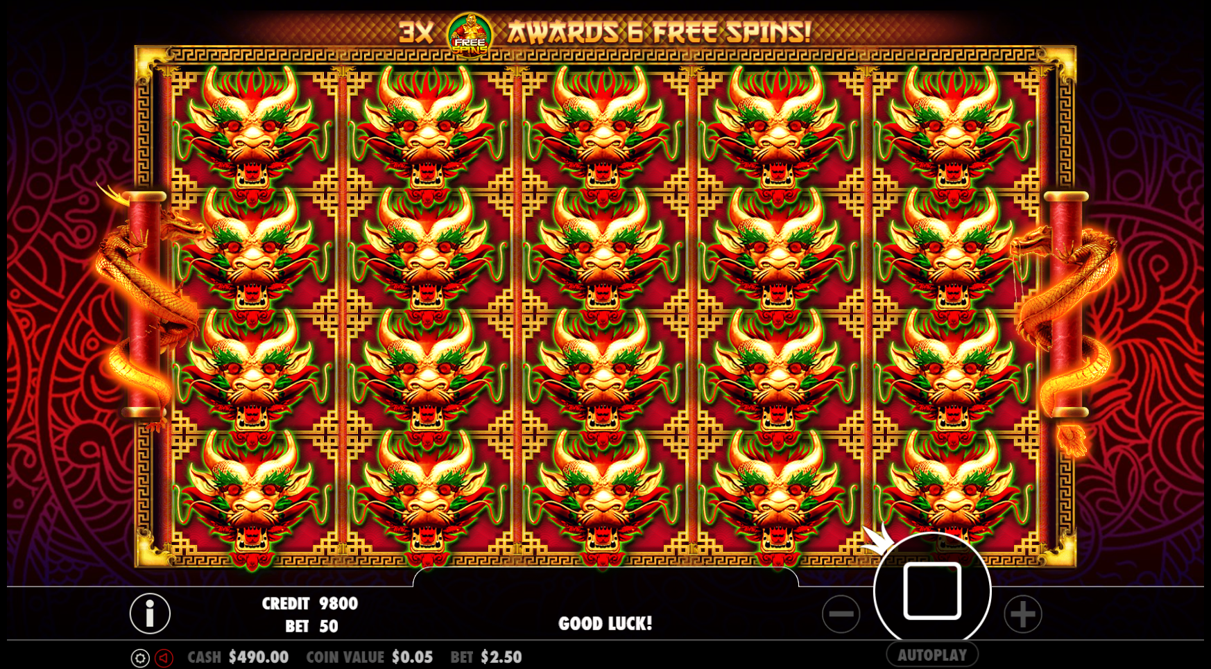 Lucky Dragons - Free spins 5