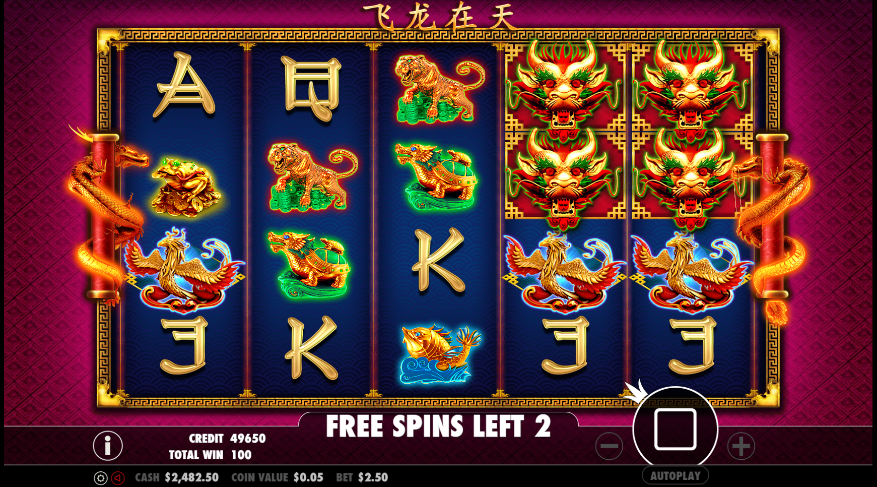 Lucky Dragons - Free spins 7