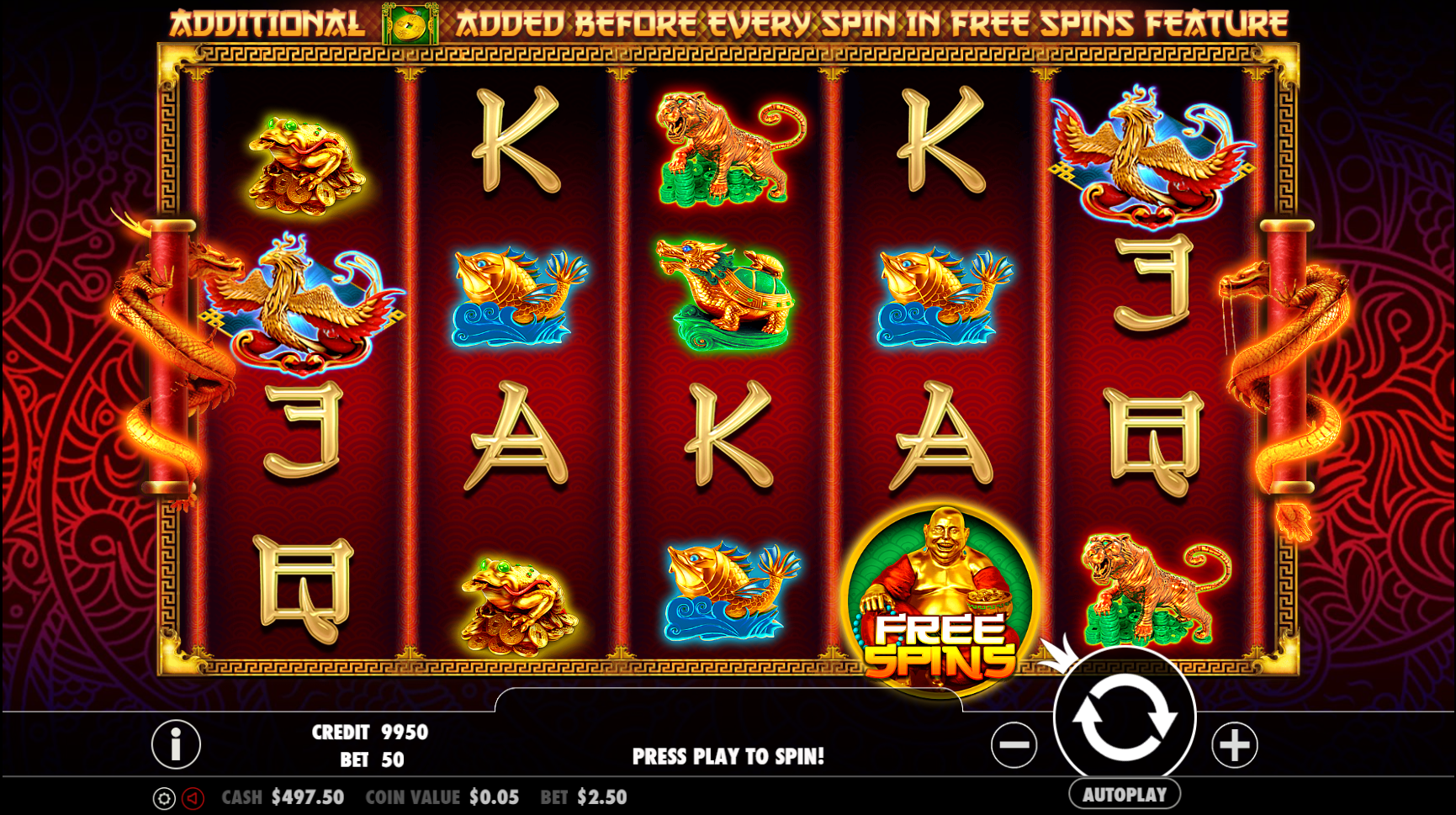 Lucky Dragons - Free spins 8